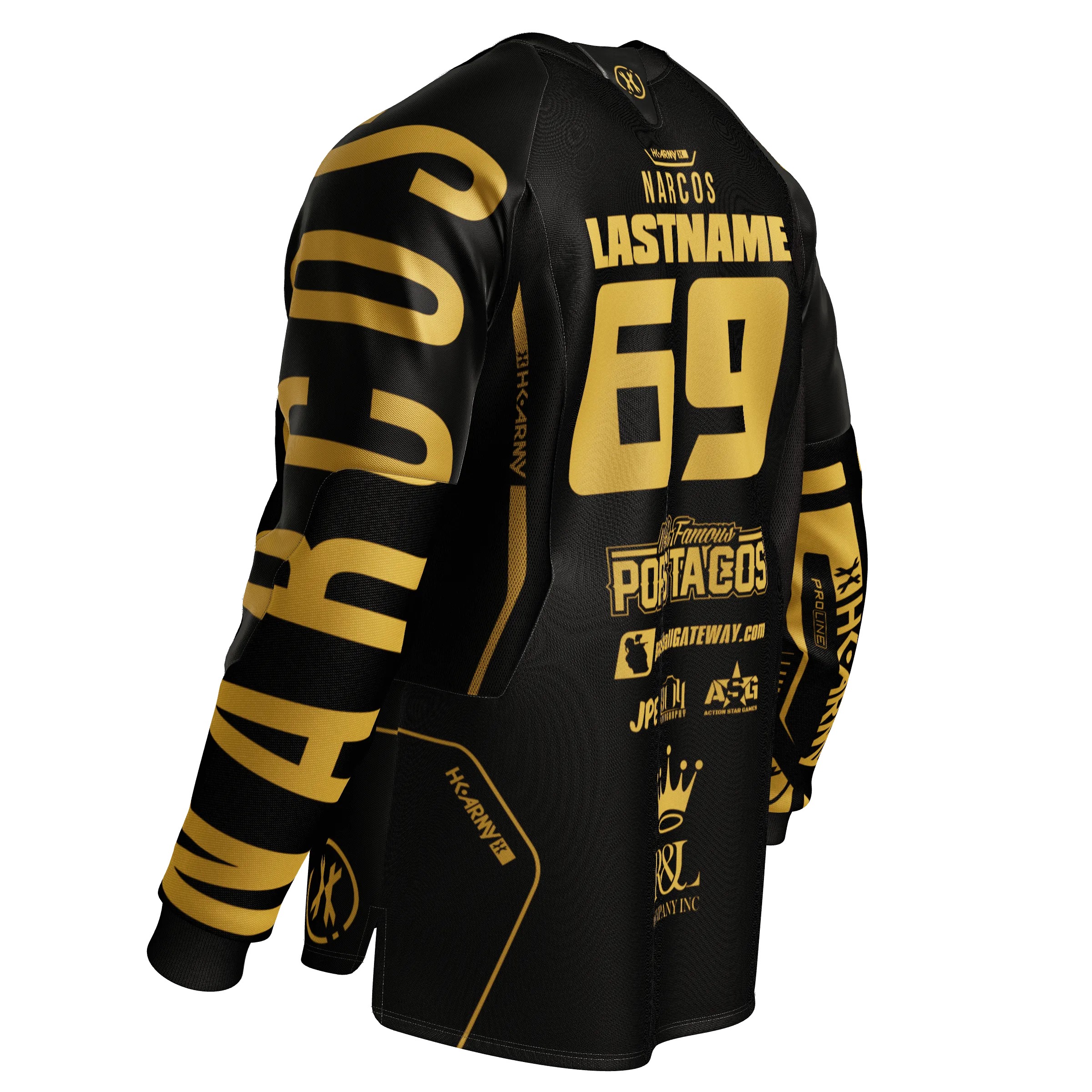 2024 Narcos Black/Gold Proline Jersey
