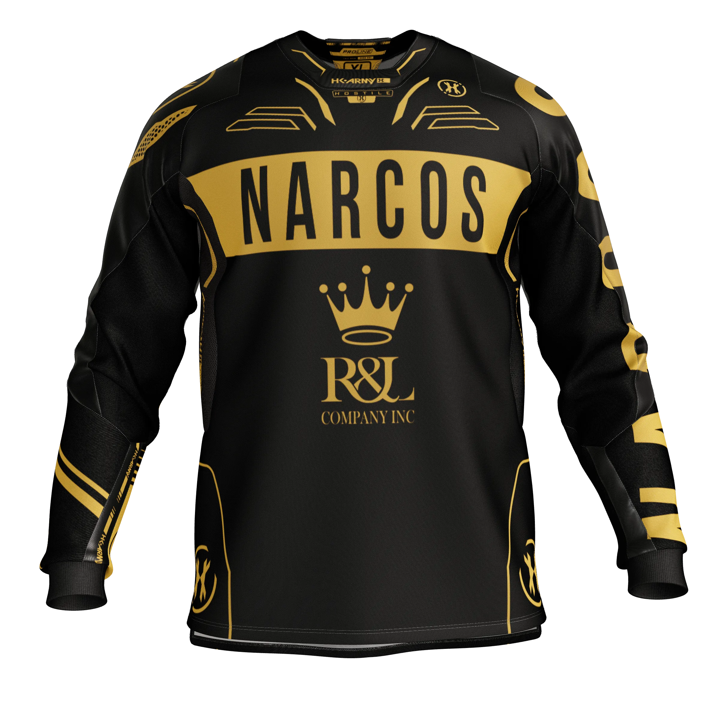 2024 Narcos Black/Gold Proline Jersey
