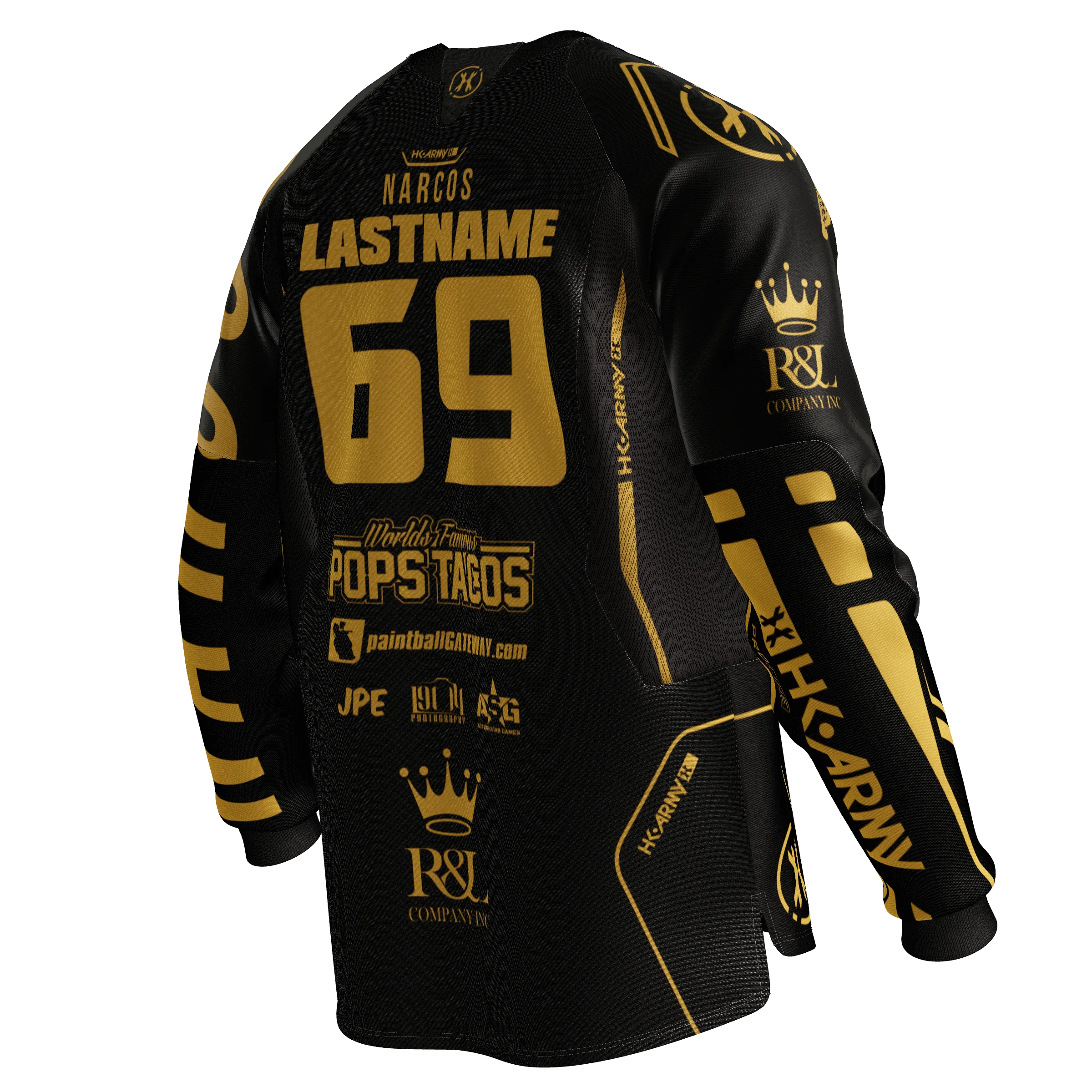 2024 Narcos Black/Gold Proline Jersey