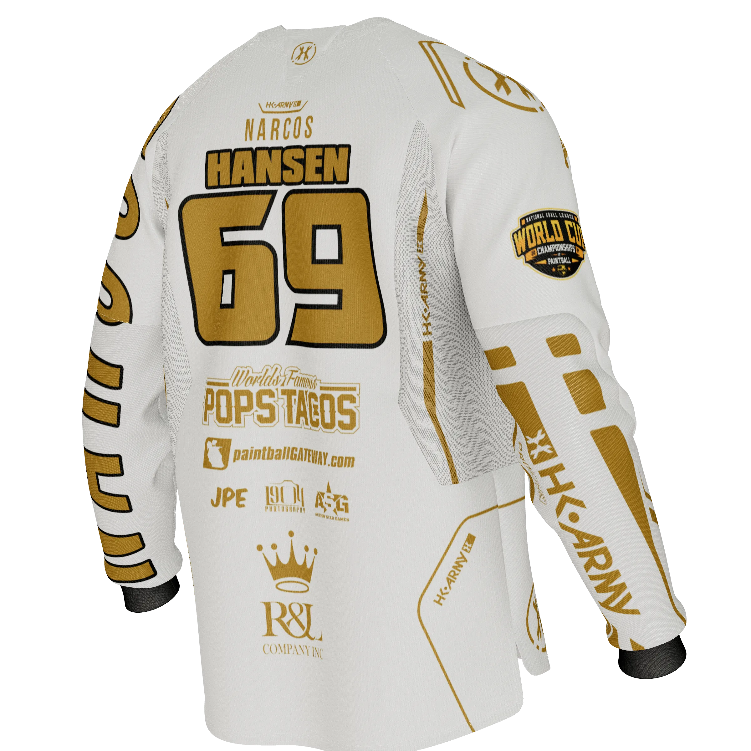 2024 Narcos White World Cup Proline Jersey