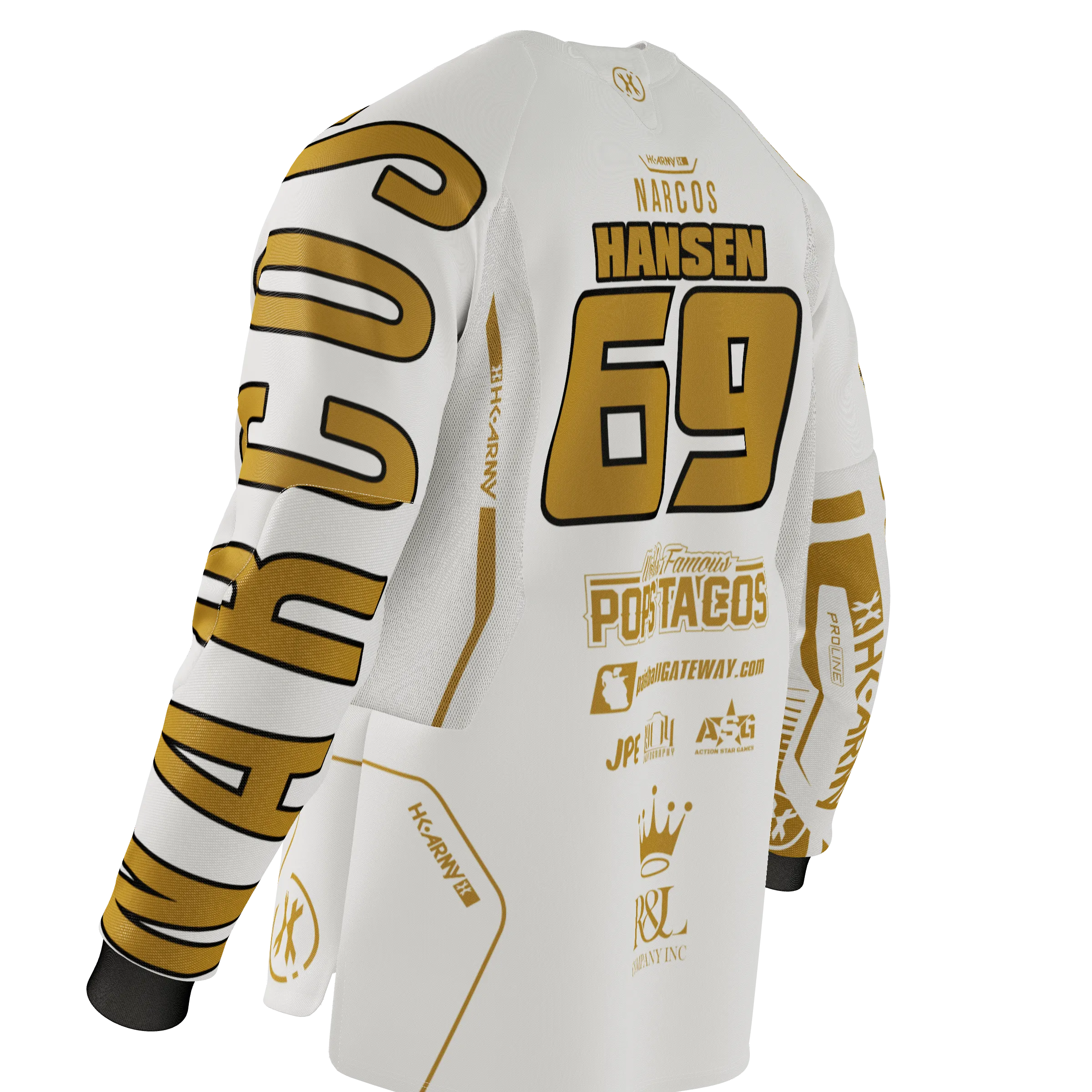 2024 Narcos White World Cup Proline Jersey