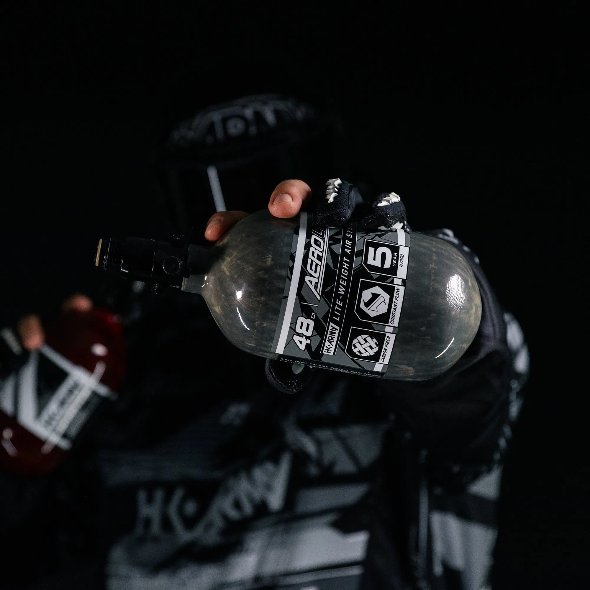 AeroLite Carbon Fiber Tank - 48ci / 4500psi  - Smoke