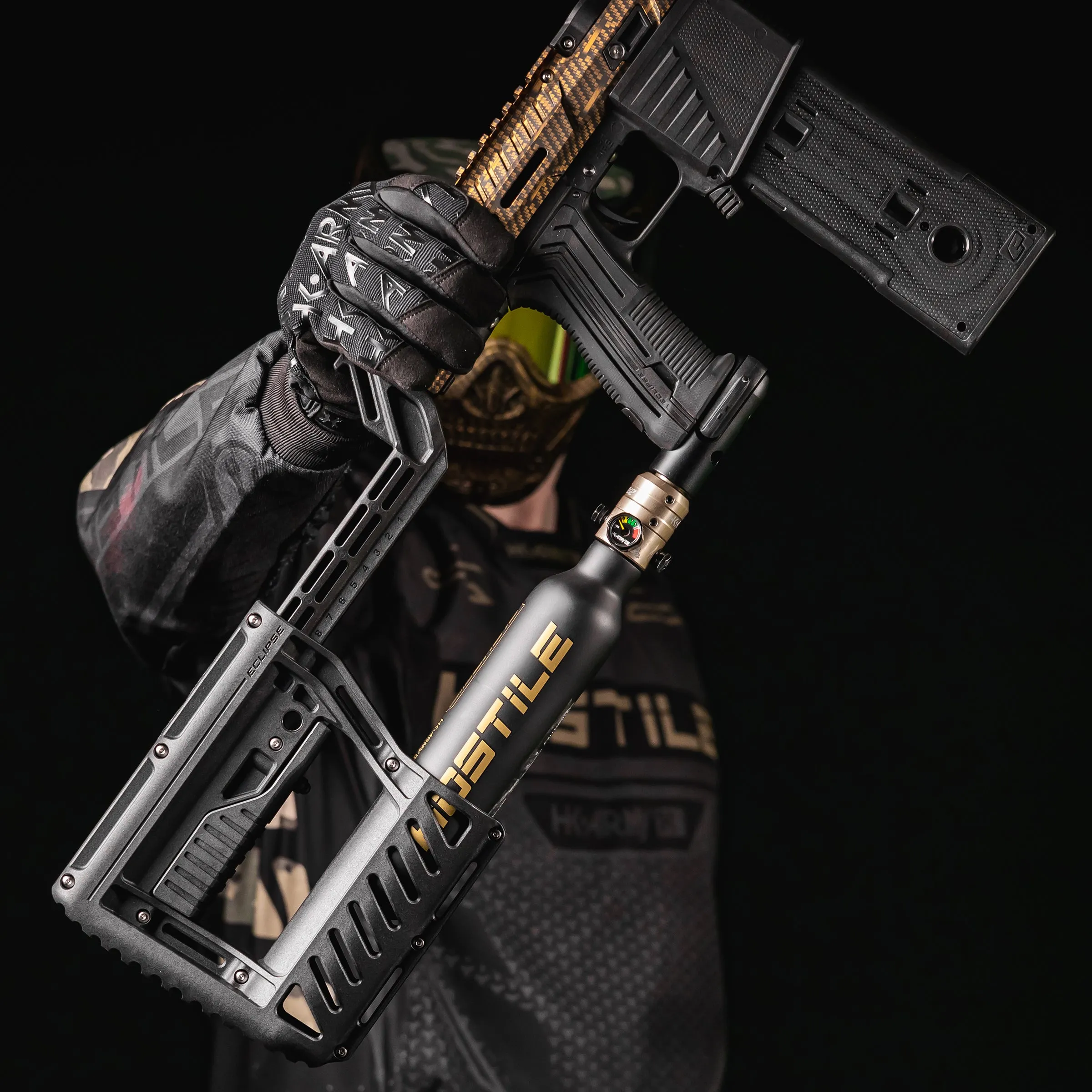 Alpha Air - 15ci/4500psi GOLD PRO Air System - Hostile Prestige