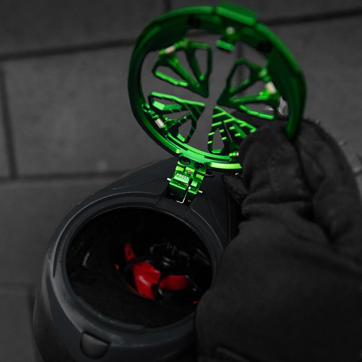 EVO Rotor/LTR Metal Speed Feed - Neon Green