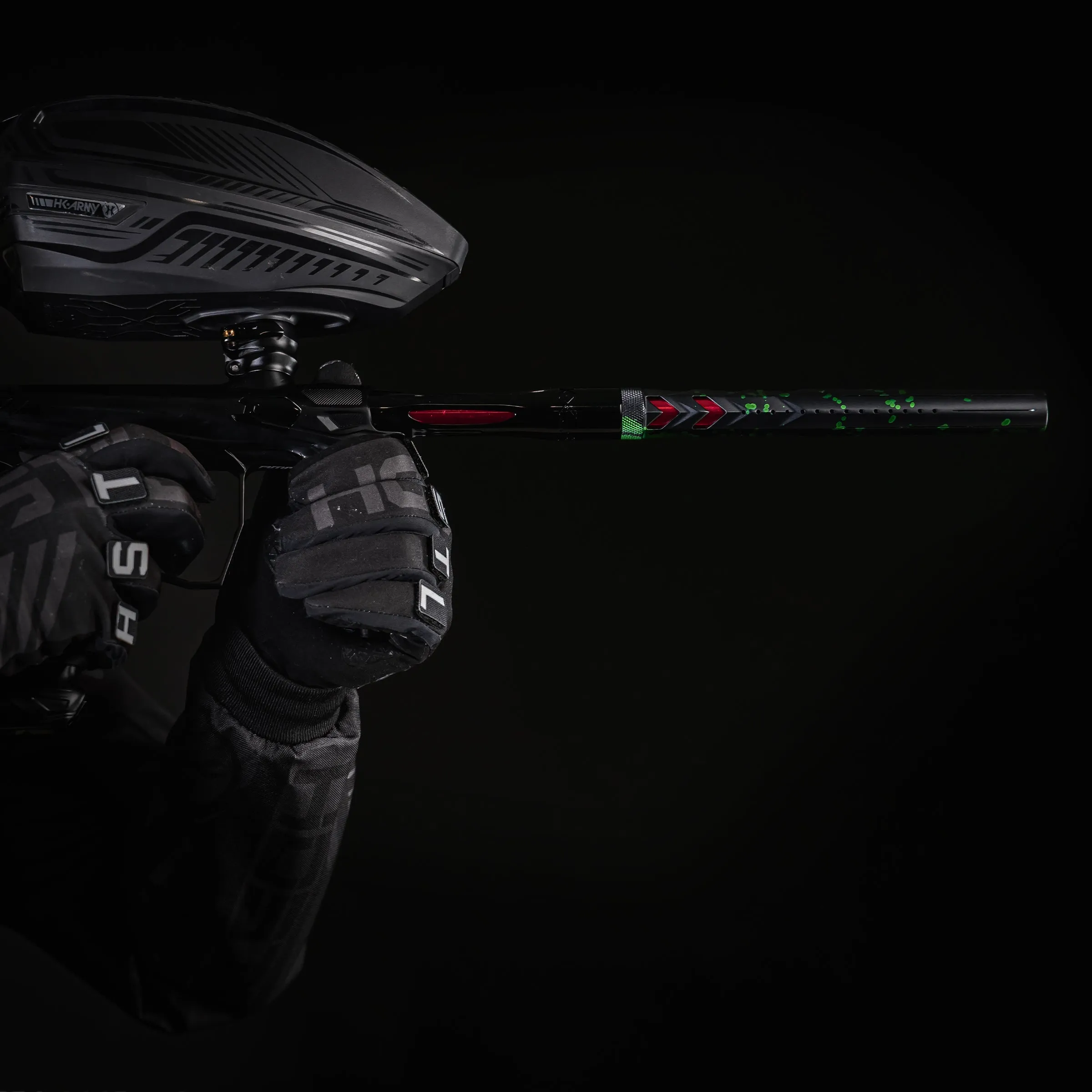 FXL Elite Fossil Barrel Tip - Dust Black/Green Splash