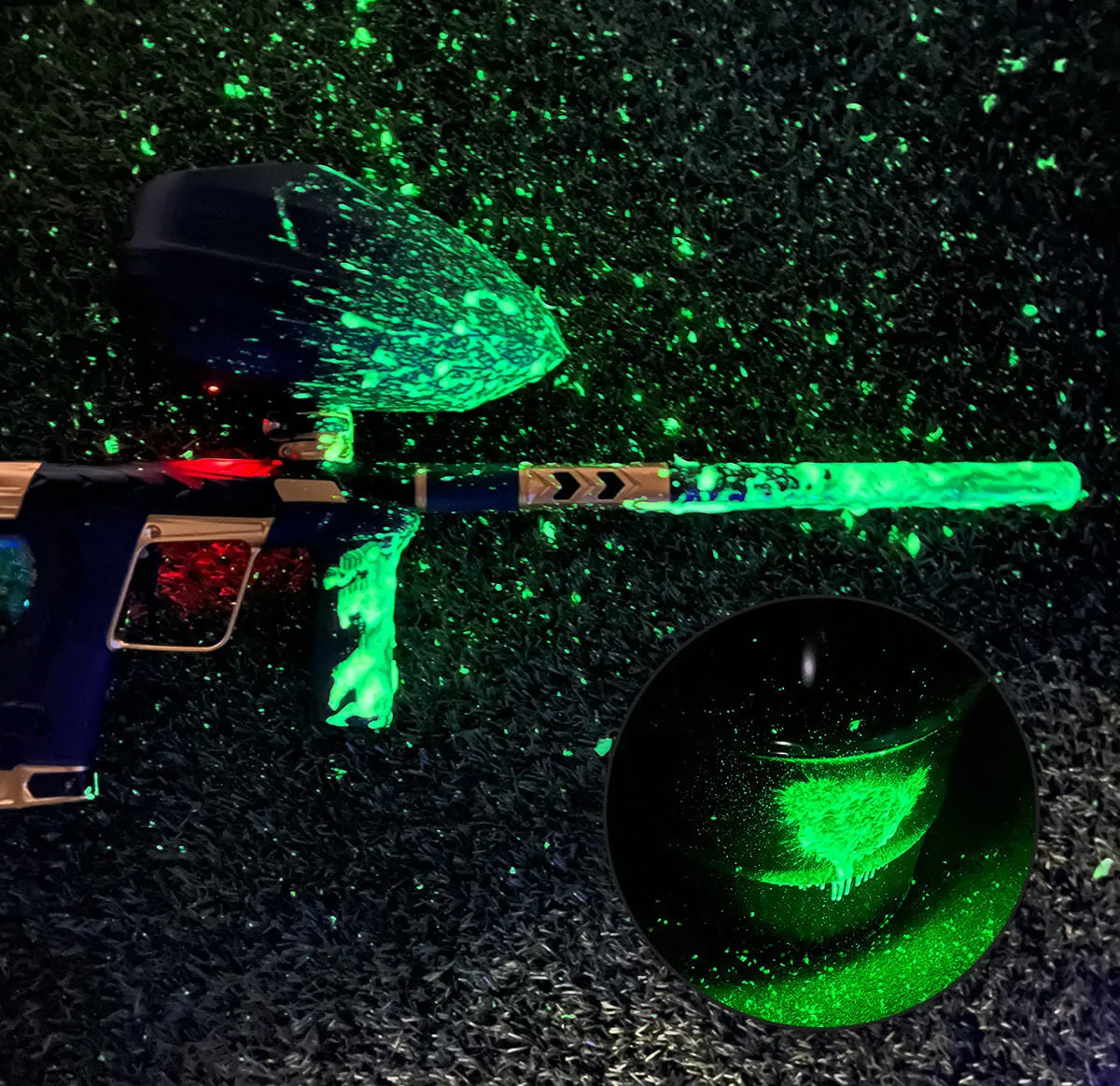 Glowball Glow-In-The-Dark Paintballs - 2000 Rounds