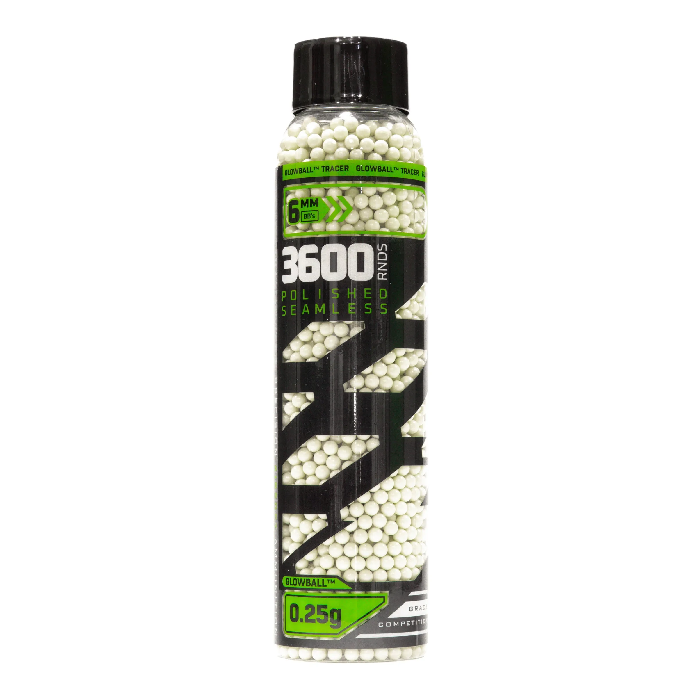 Glowball Tracer .25g BB's - 3600ct - Green