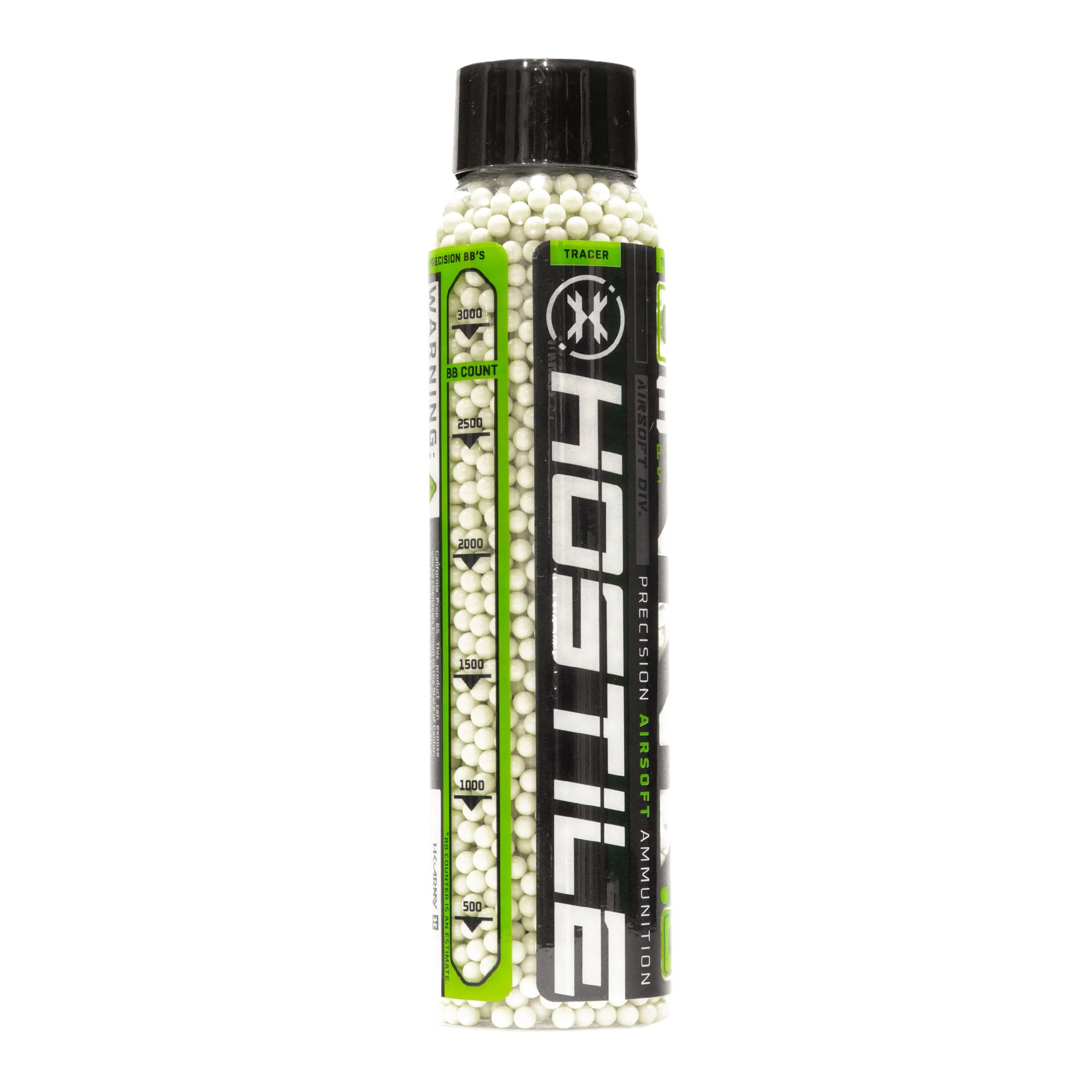 Glowball Tracer .25g BB's - 3600ct - Green