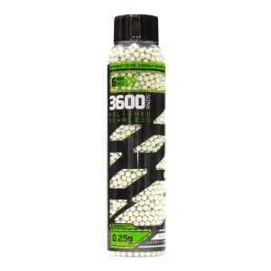 Glowball Tracer .25g BB's - 3600ct - Green