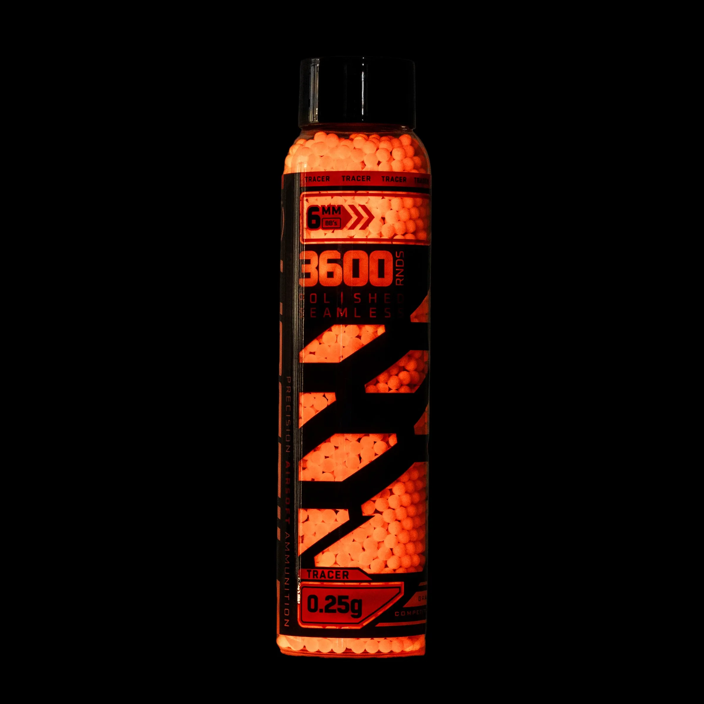 Glowball Tracer .25g BB's - 3600ct - Red