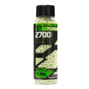 Glowball Tracer .28g BB's - 2700ct - Green