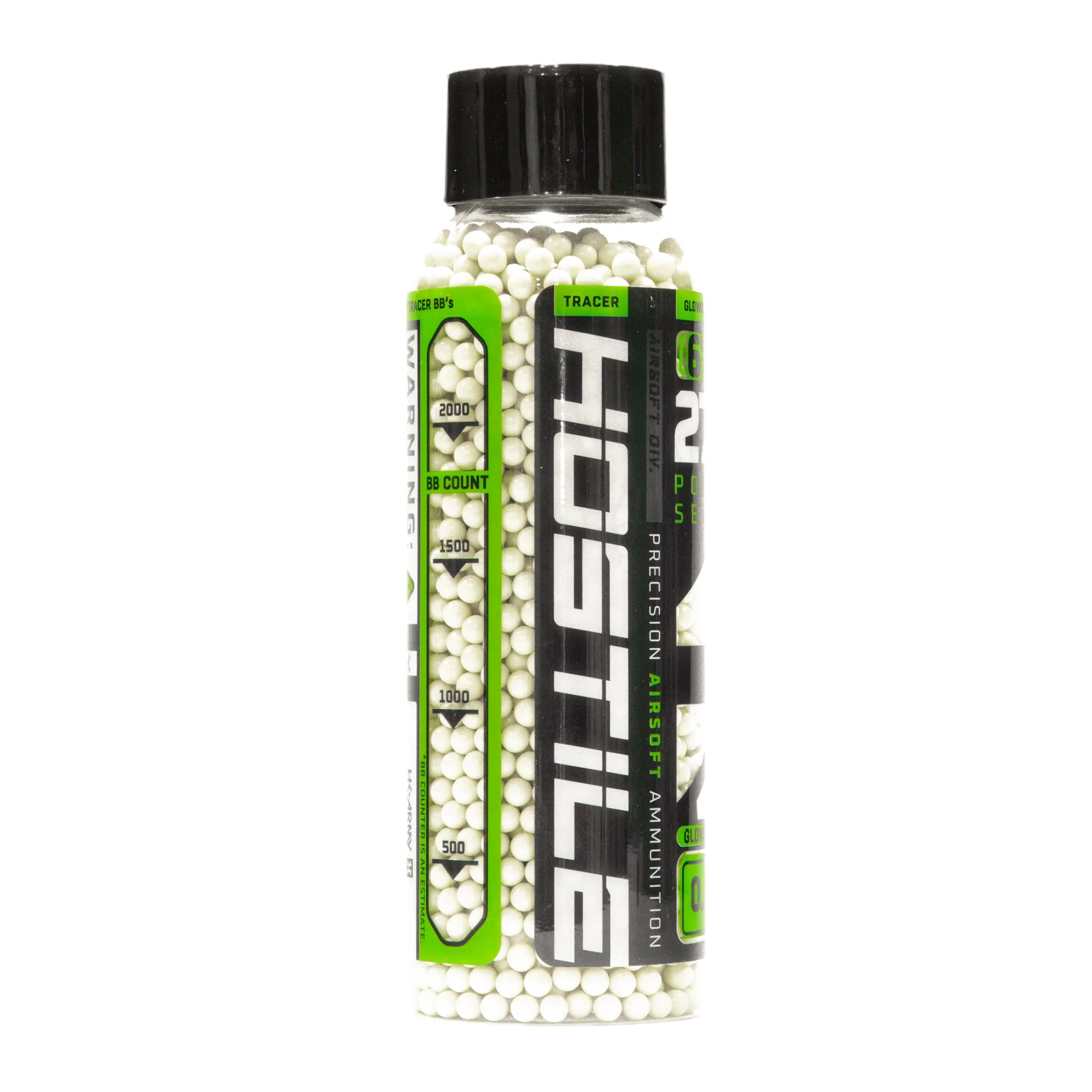Glowball Tracer .28g BB's - 2700ct - Green