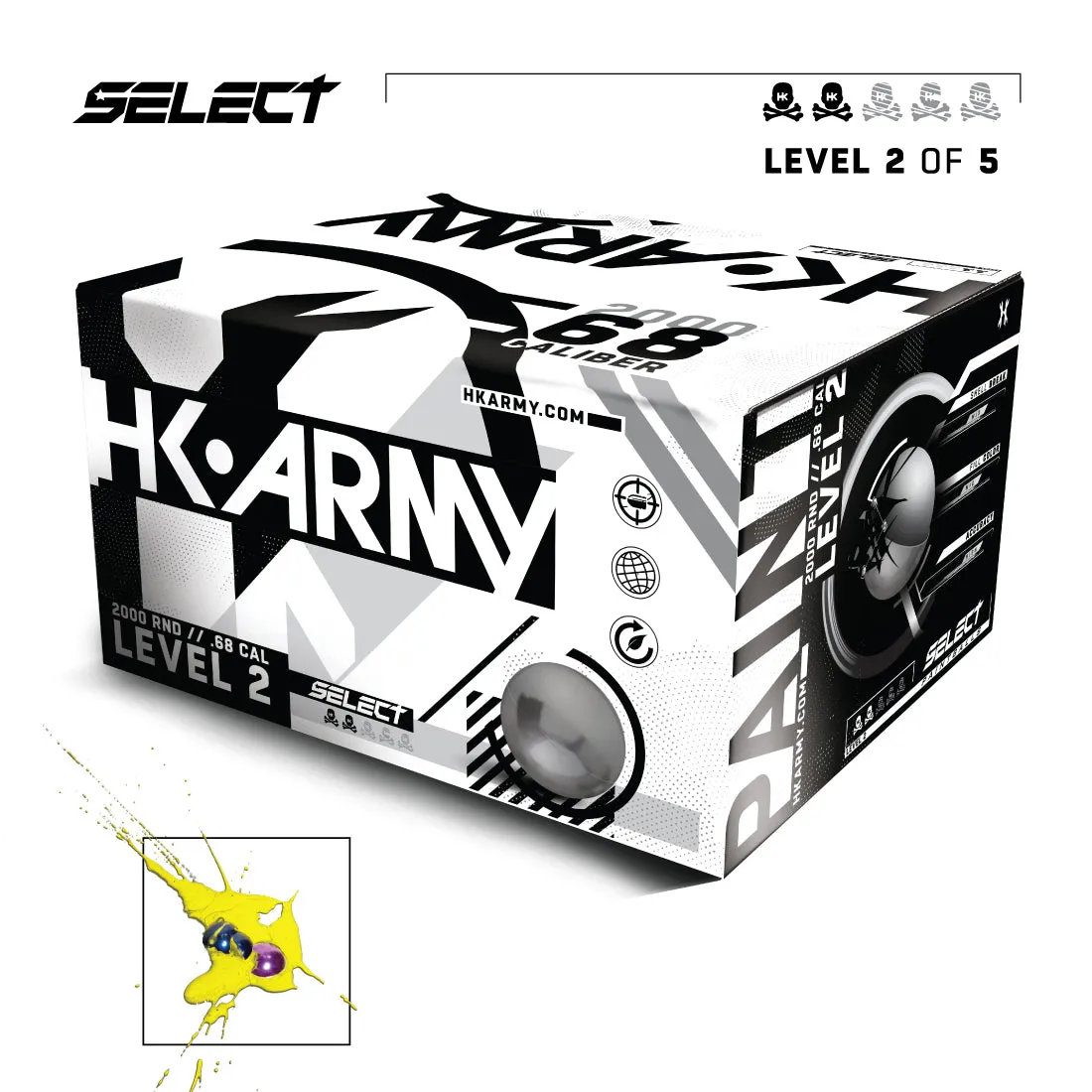 HK Army Select Paintballs - Level 2