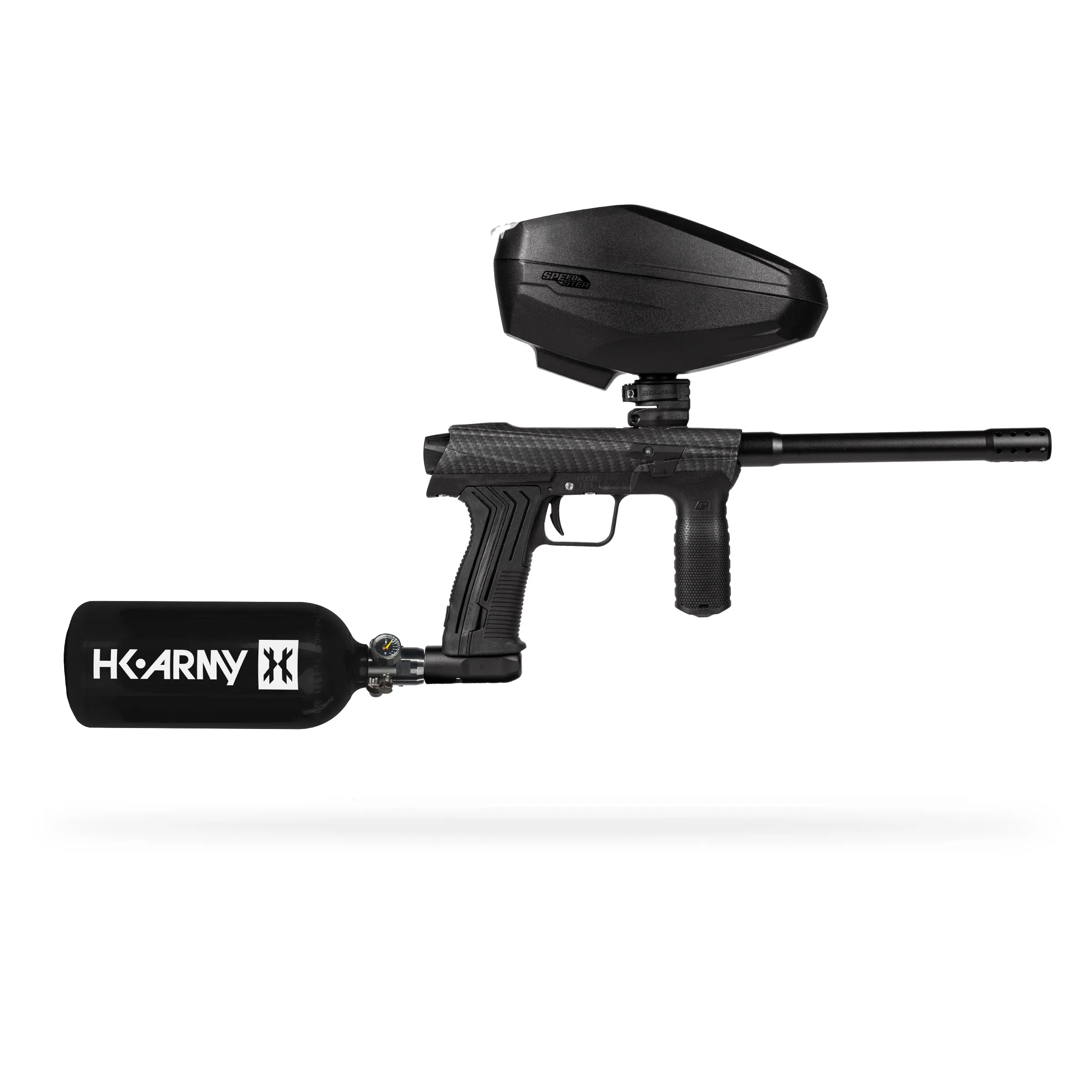 HK EMEK Marker Package Carbon Fiber with Speedster Loader and 48ci HPA Tank