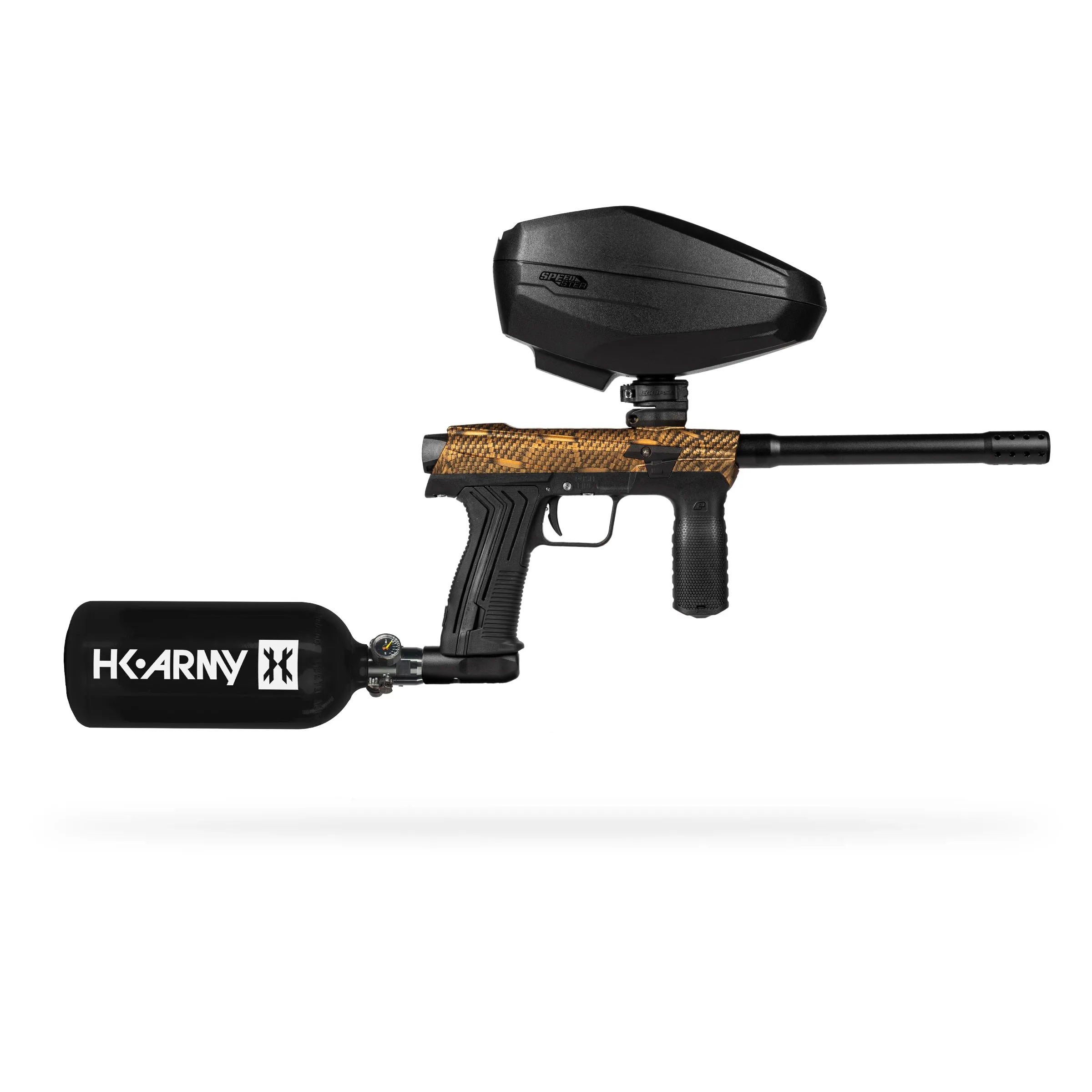 HK EMEK Marker Package Machine Gold with Speedster Loader and 48ci HPA Tank