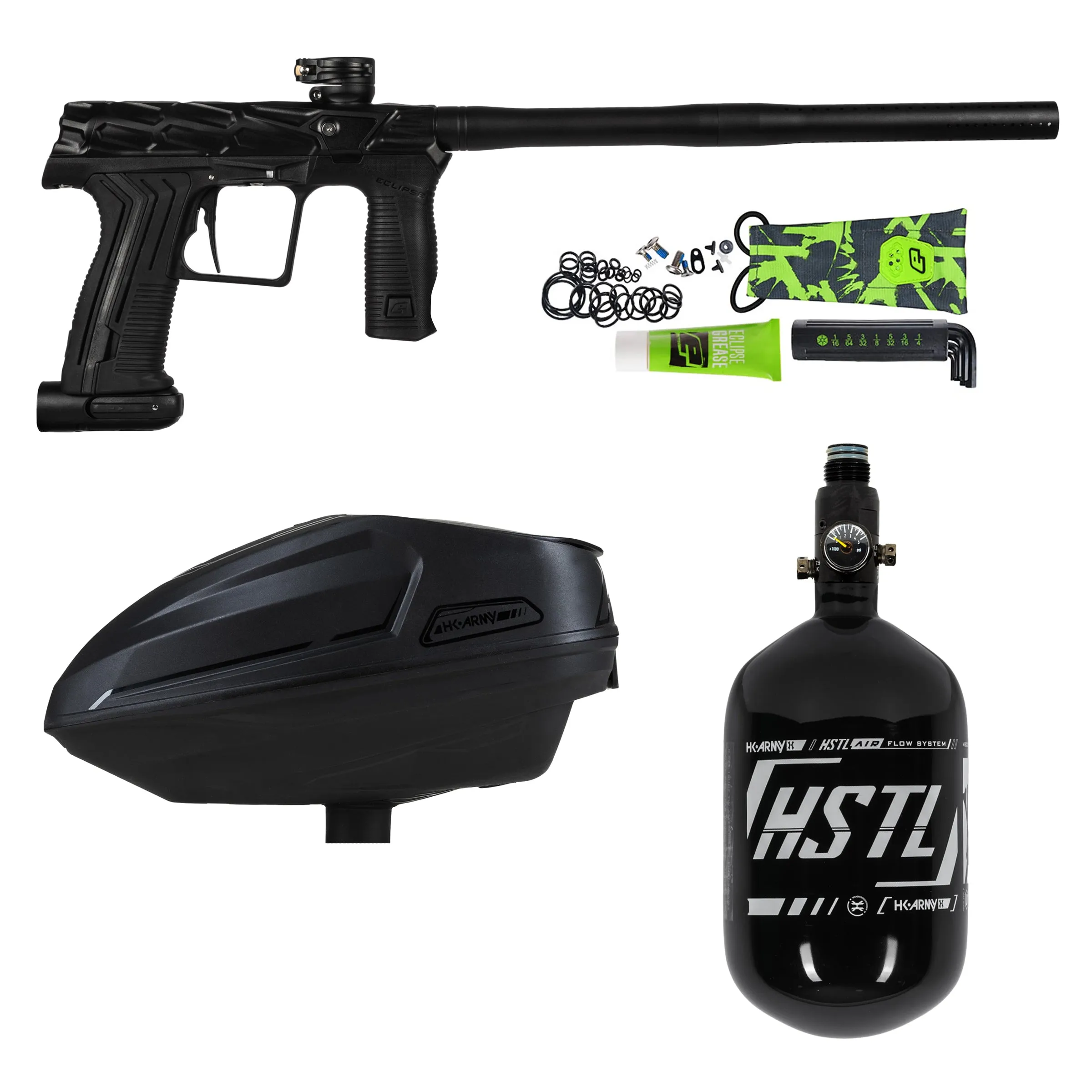 HK ETHA3 MTL Hive Package Onyx with Sonic Loader and HSTL 68ci/4500 Tank