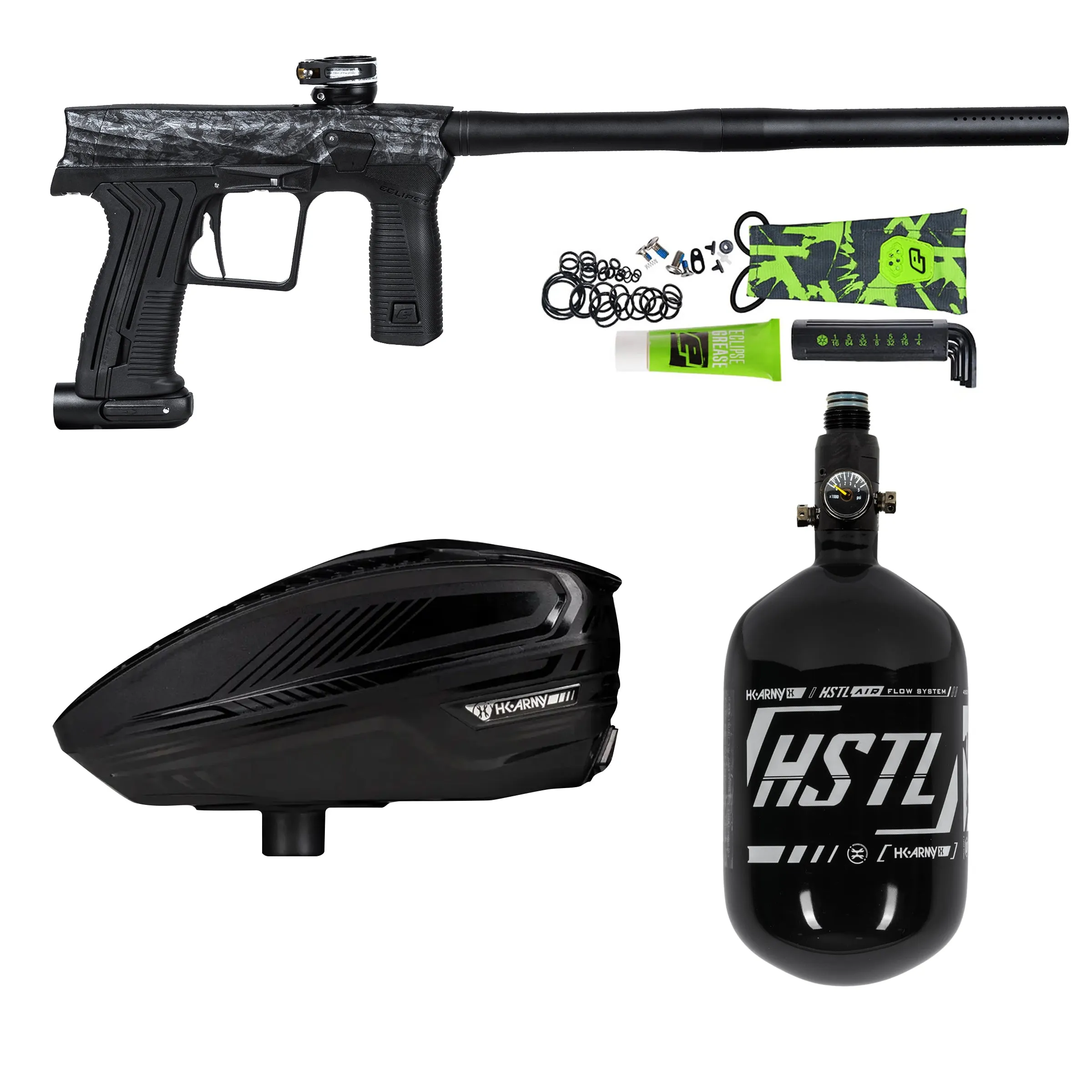 HK ETHA3 Package Shrapnel with TFX3 Loader and HSTL 68ci/4500 Tank