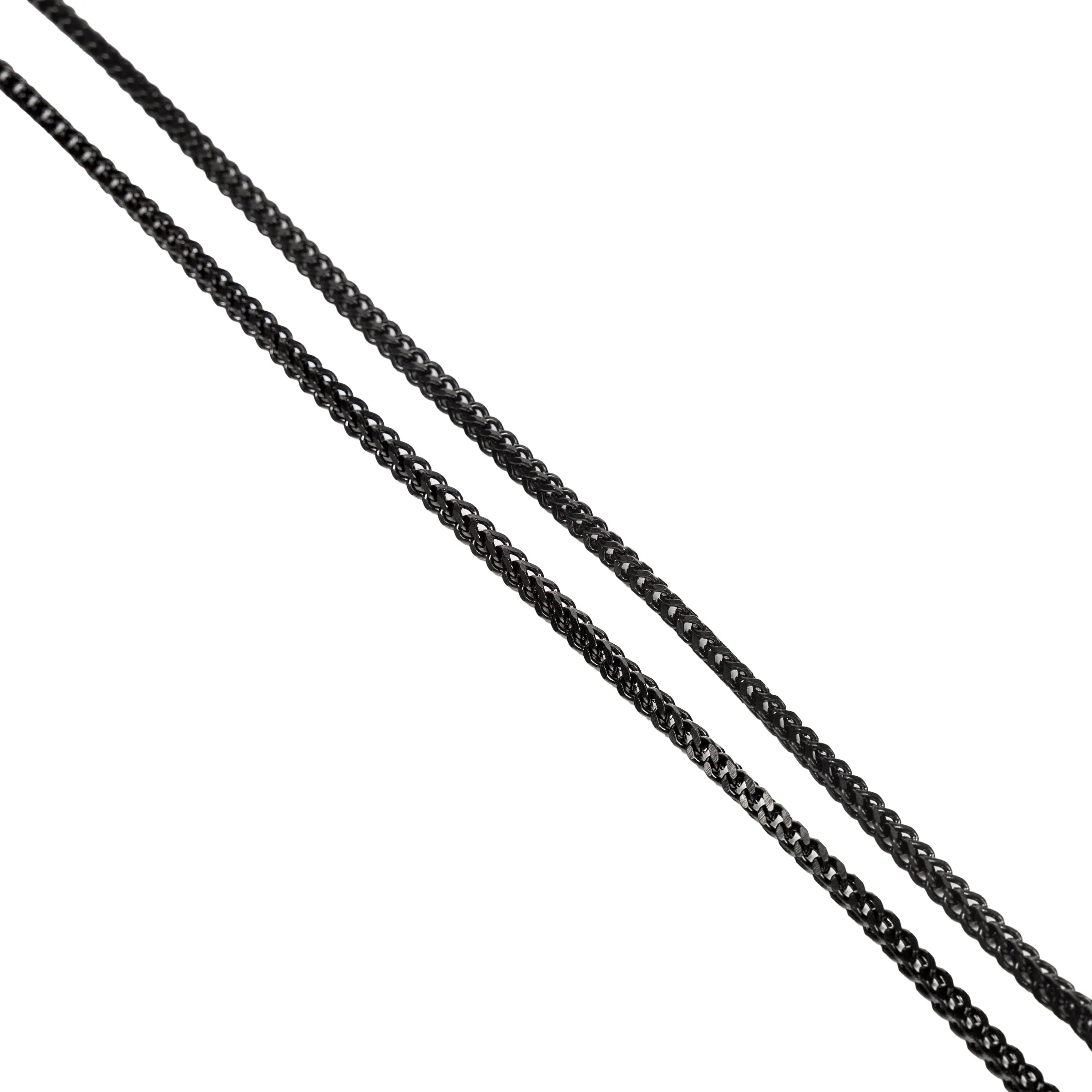 HK Skull Franco Chain - 3mm Polished Black