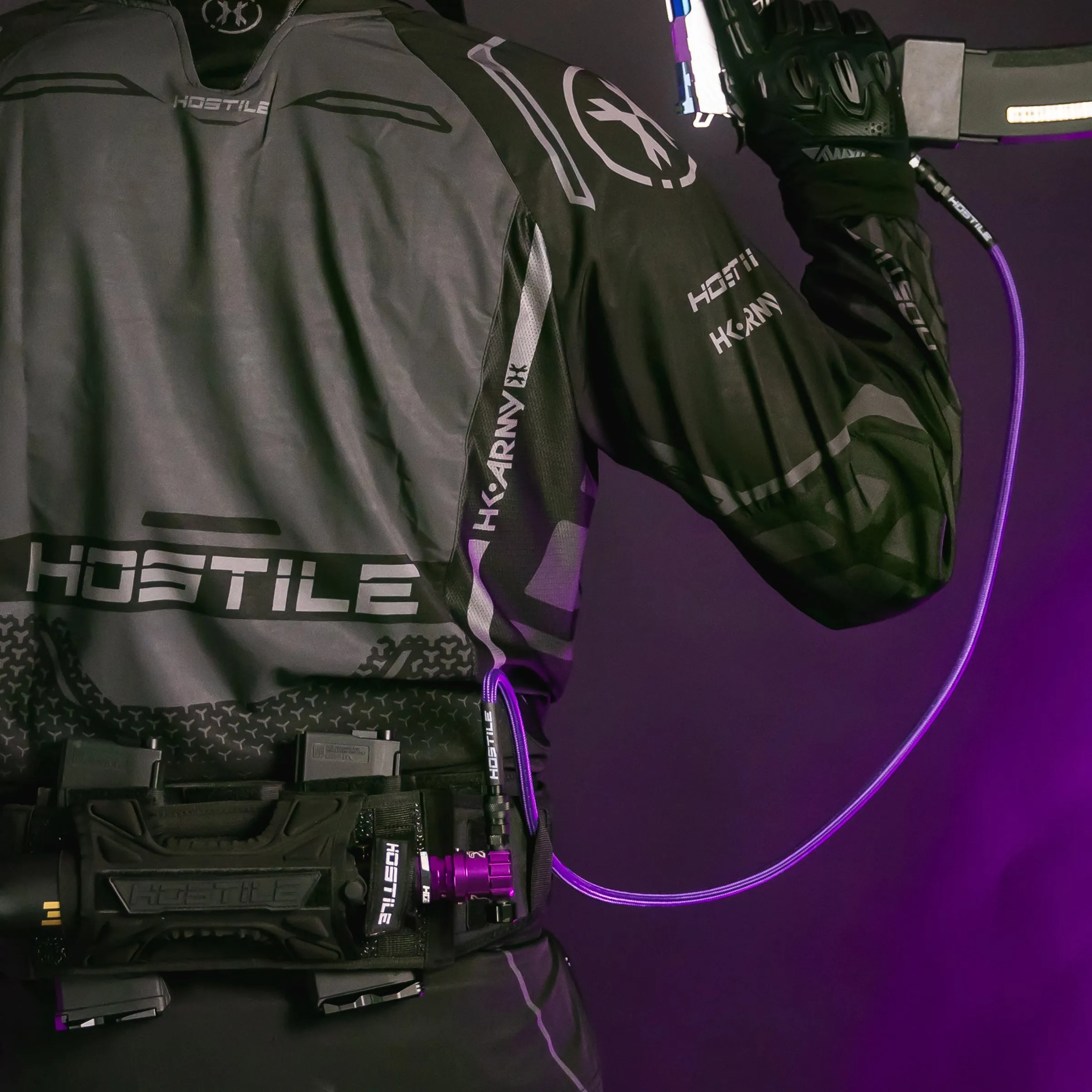 Hostile Flex Line 42 Hose - Purple