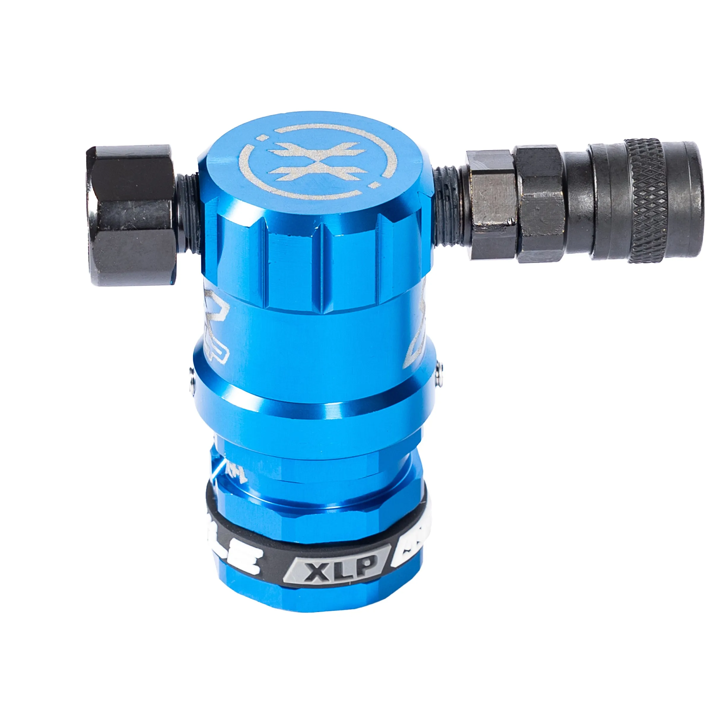 Hostile XLP Regulator - Side Port Quick-Disconnect - Blue