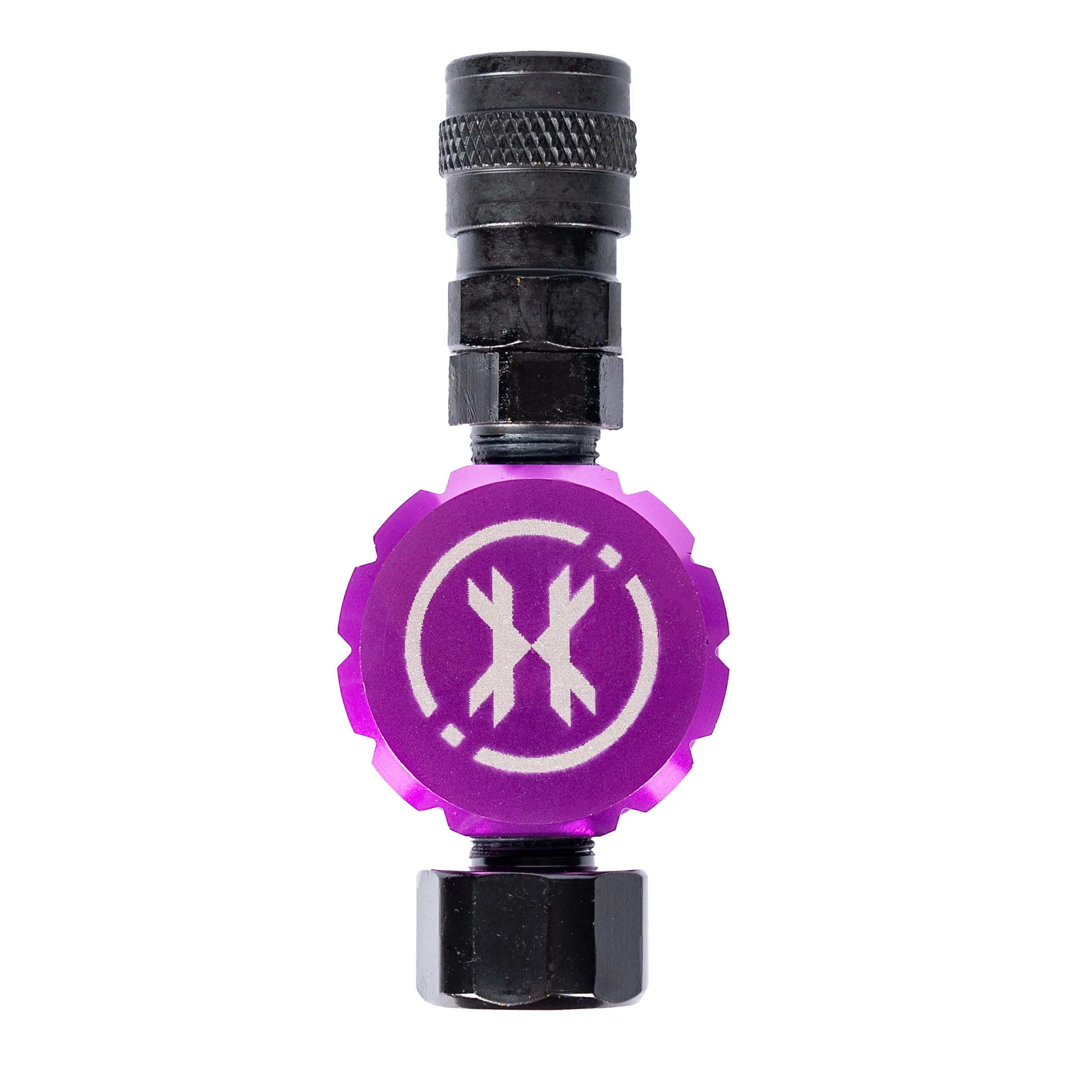 Hostile XLP Regulator - Side Port Quick-Disconnect - Purple