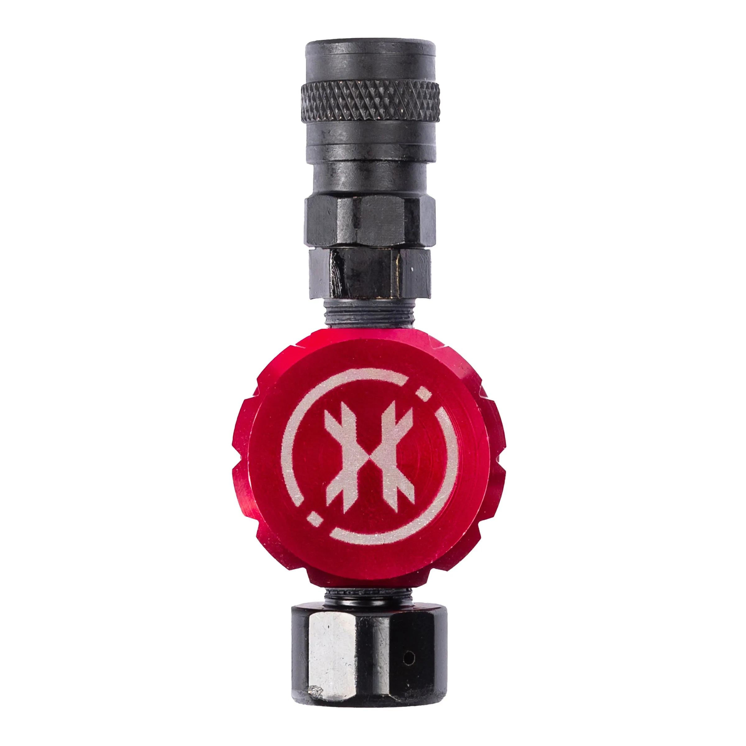 Hostile XLP Regulator - Side Port Quick-Disconnect - Red