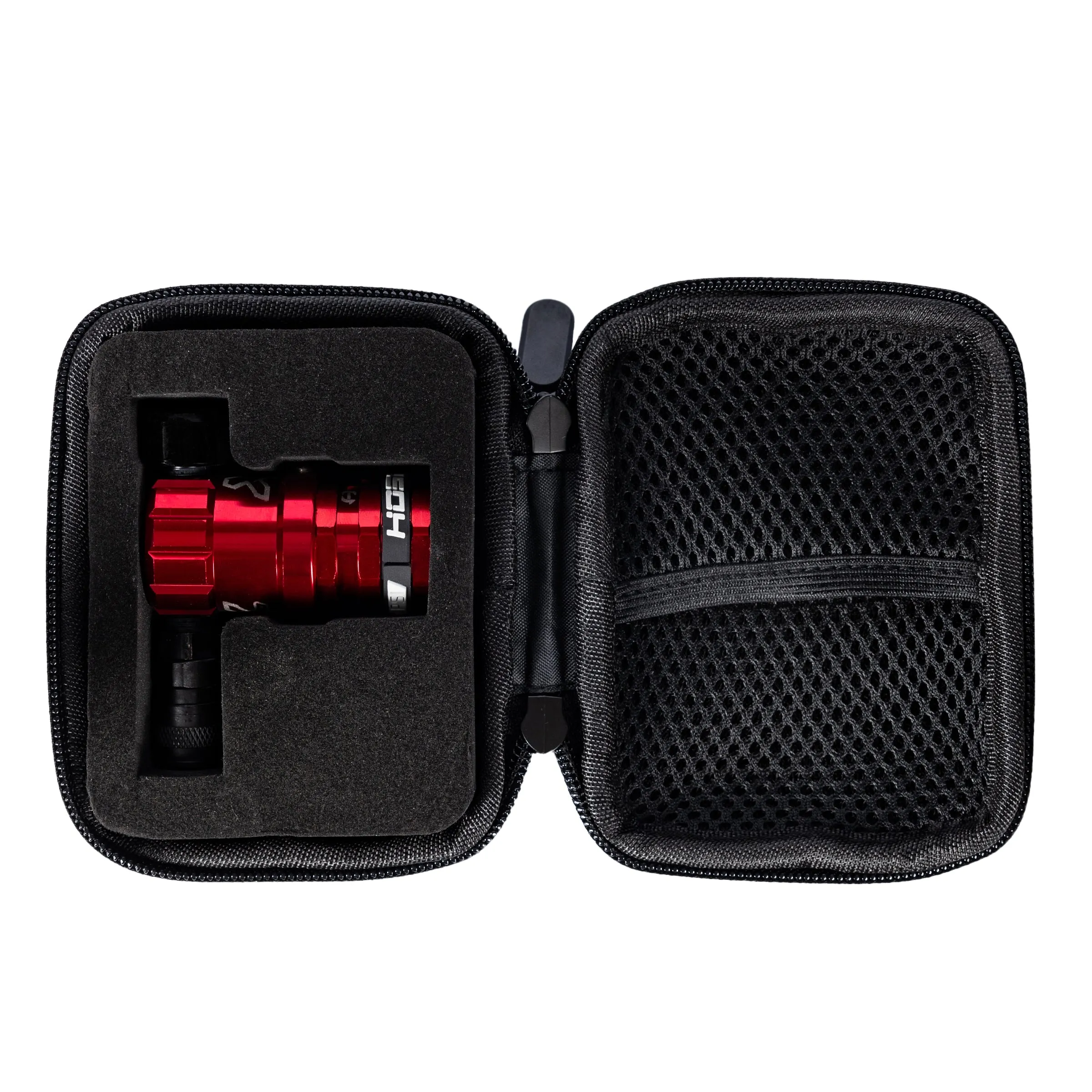 Hostile XLP Regulator - Side Port Quick-Disconnect - Red