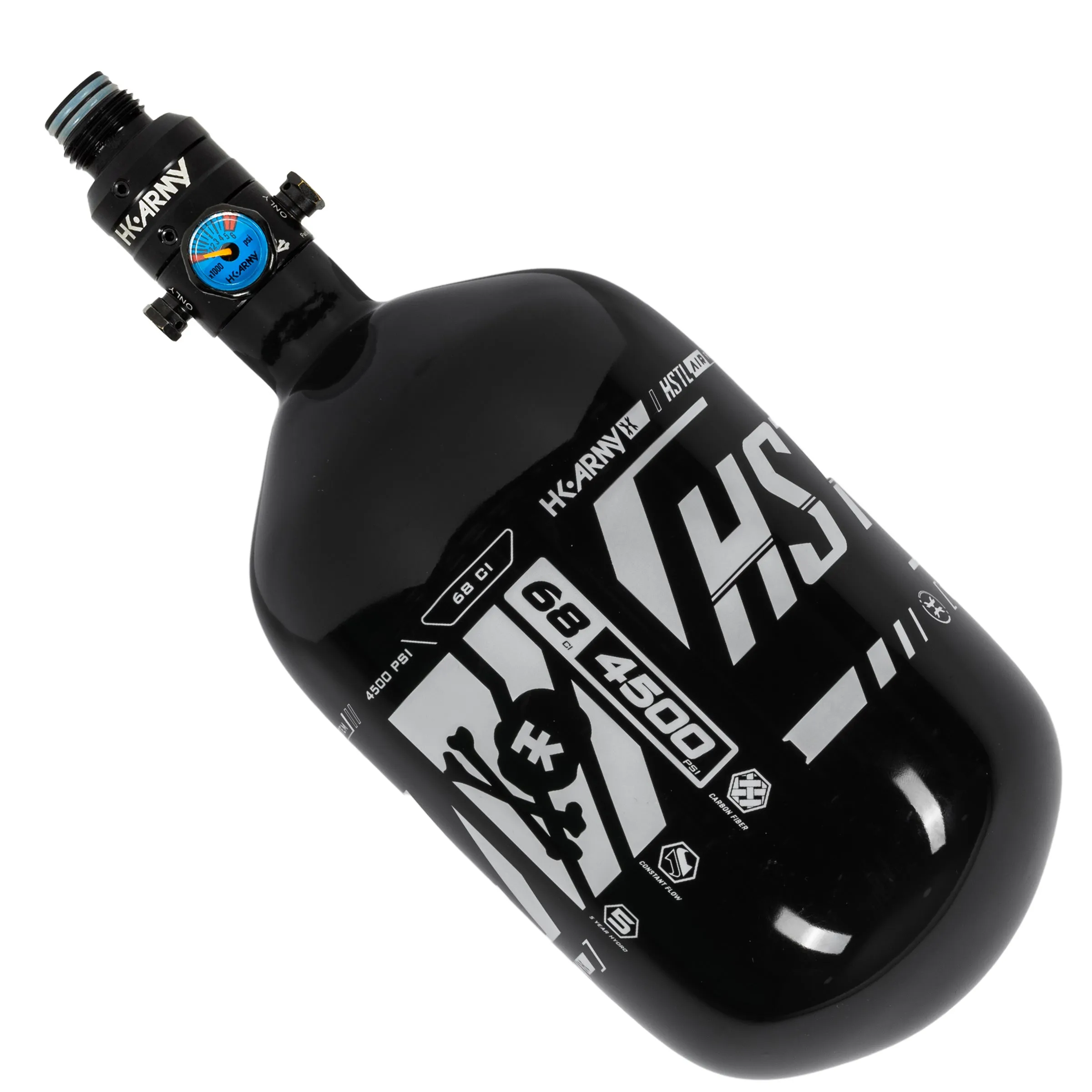 HSTL - Carbon Fiber Tank - Pro Reg - 68ci / 4500psi - Black