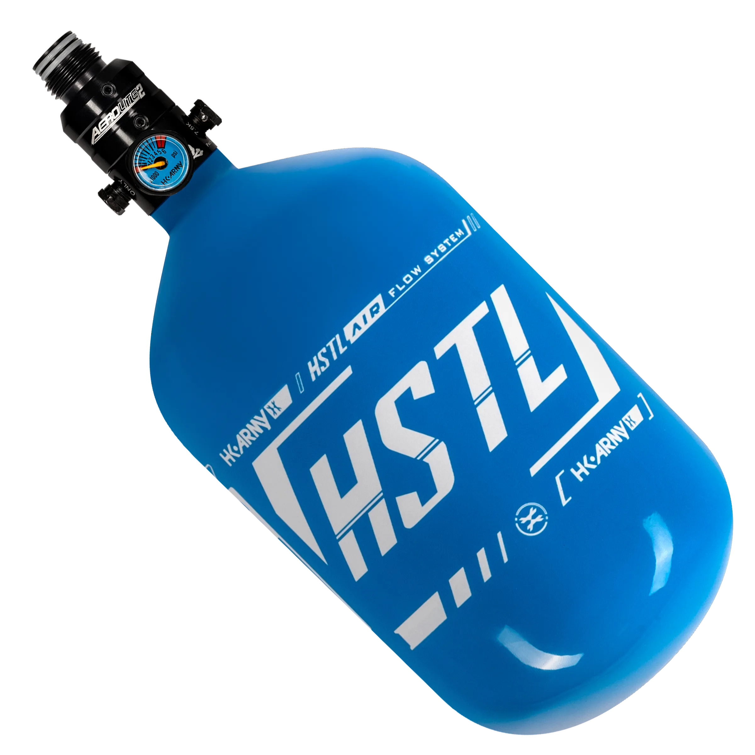 HSTL - Carbon Fiber Tank - PRO Reg - 68ci / 4500psi - Blue/White