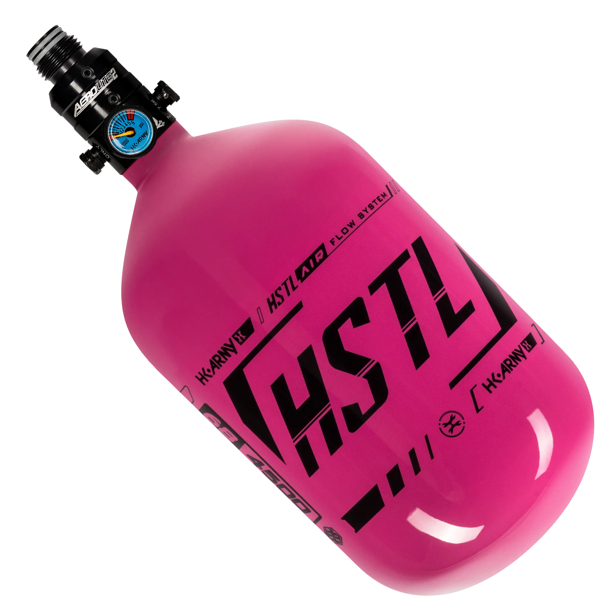 HSTL - Carbon Fiber Tank - PRO Reg - 68ci / 4500psi - Neon Pink/Black