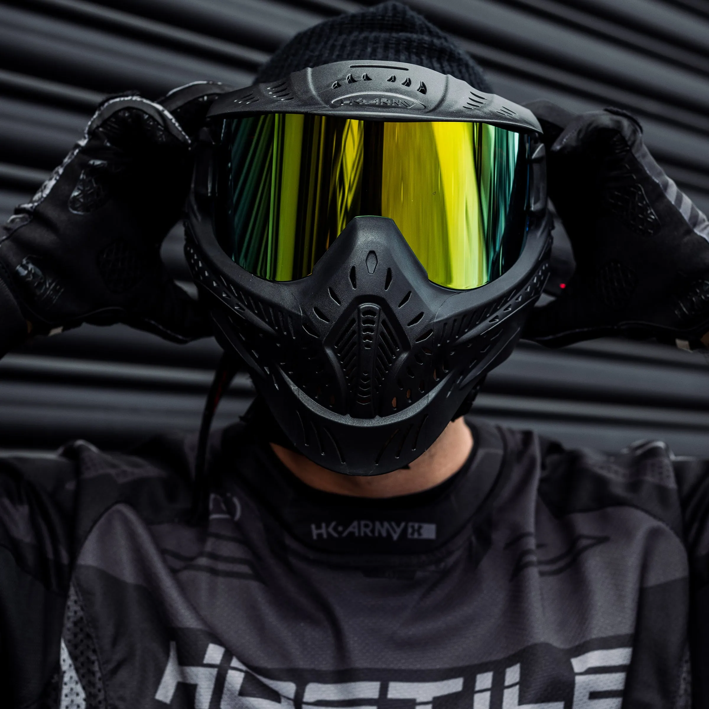 HSTL Goggle - Black w/ Gold Thermal Lens