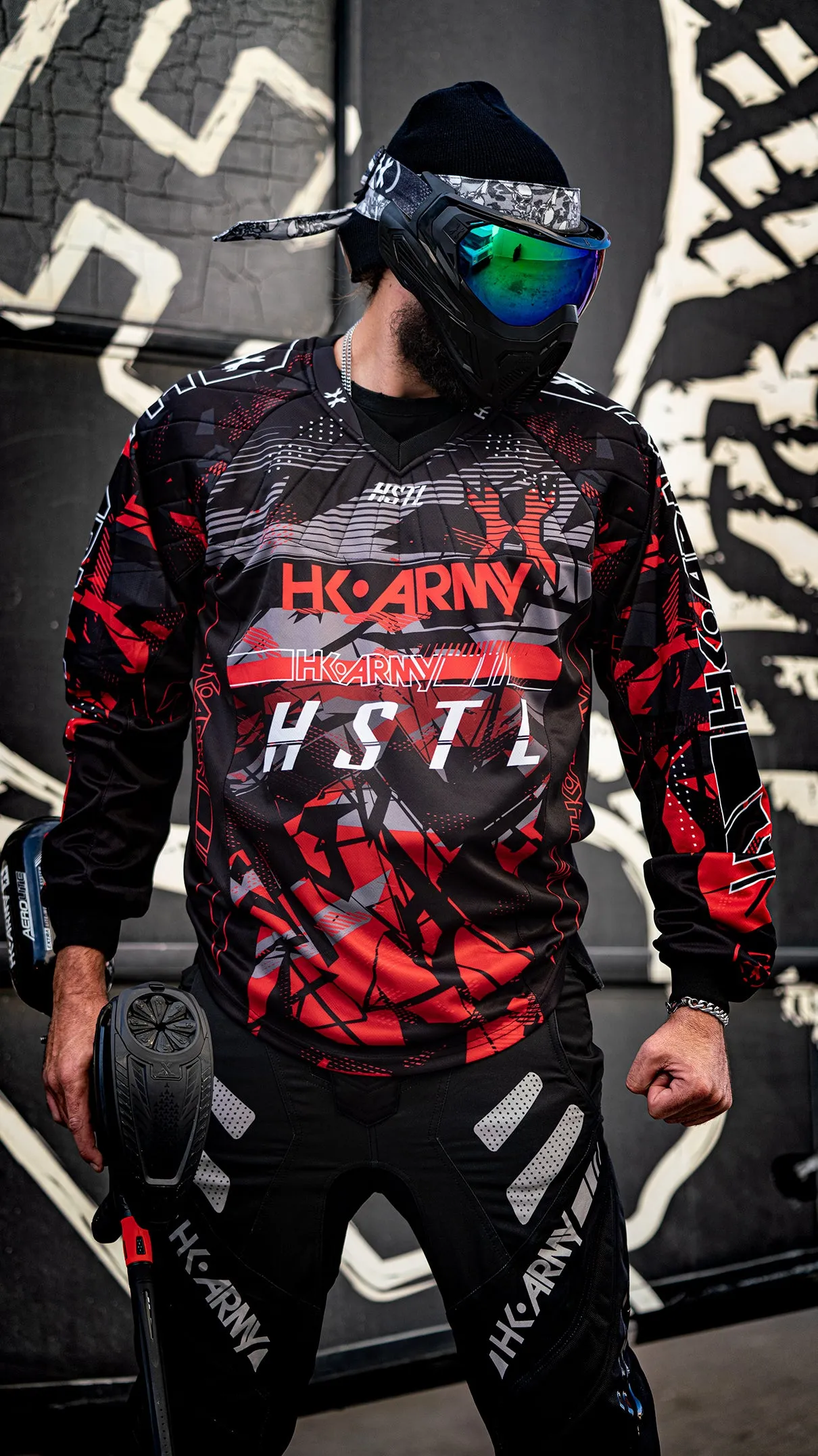 HSTL Line Jersey - Lava - Red/Black