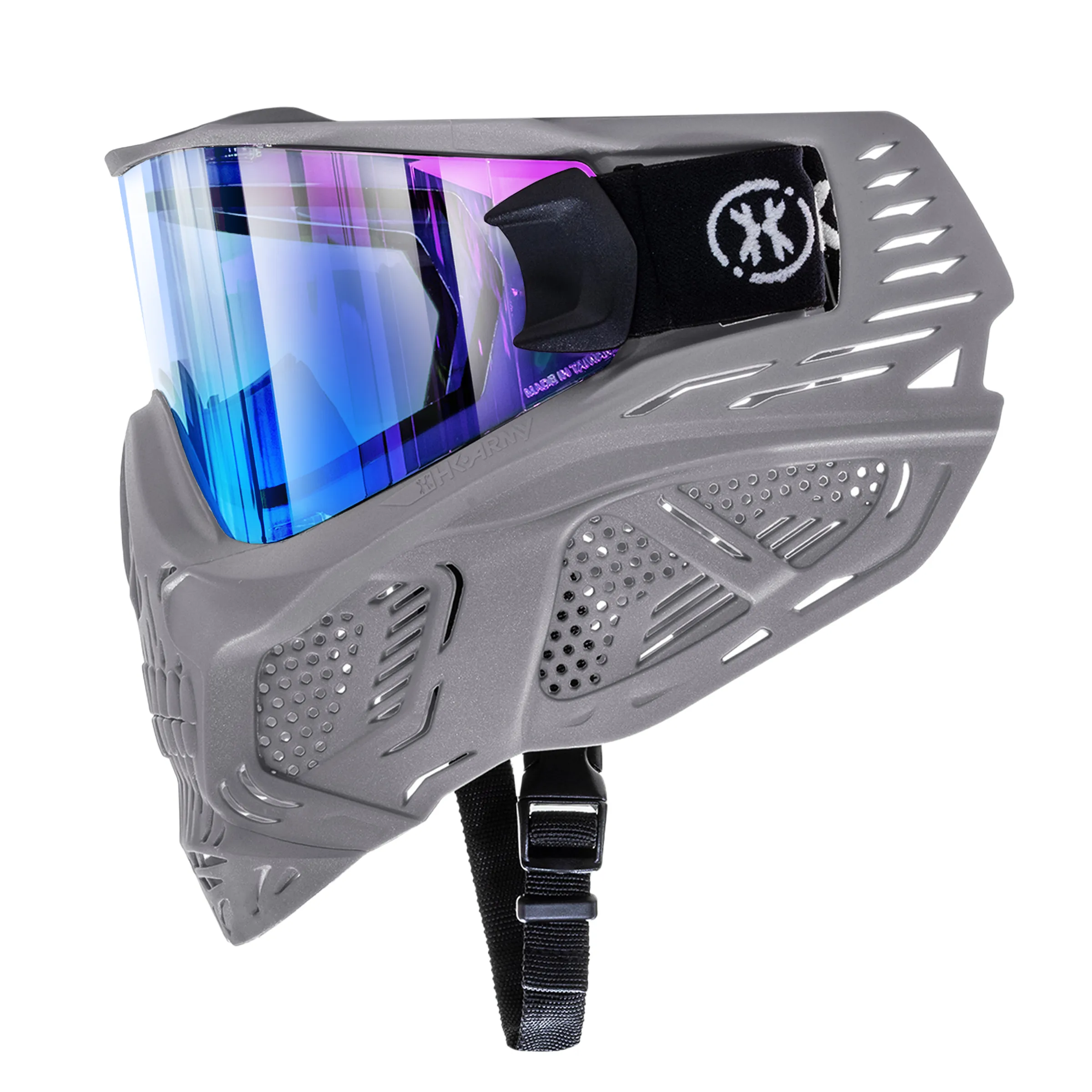 HSTL Skull Goggle Crypt - Grey w/ Ice Lens