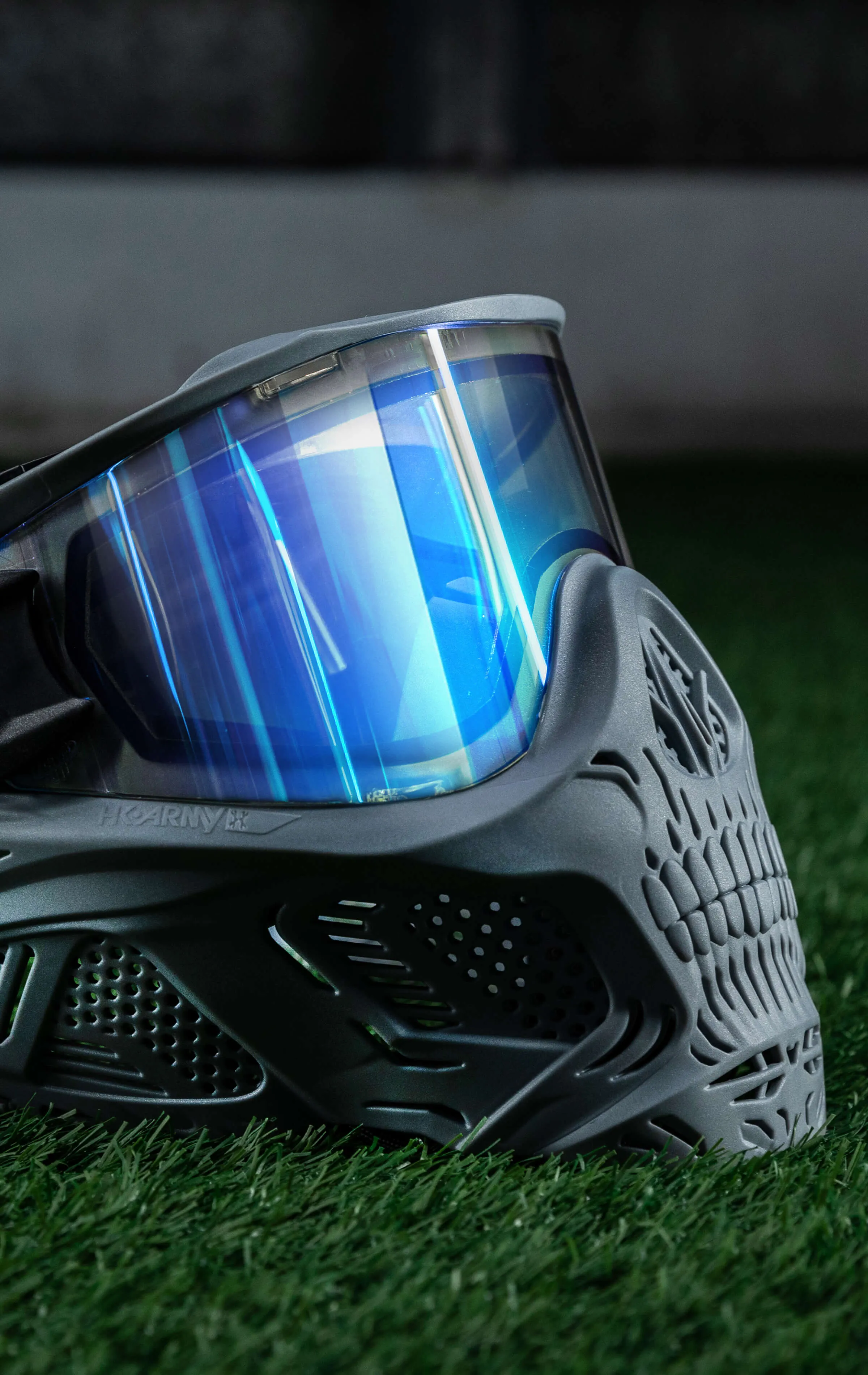 HSTL Skull Goggle Crypt - Grey w/ Ice Lens