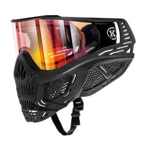 HSTL Skull Goggle Death - Black w/ Fire Lens
