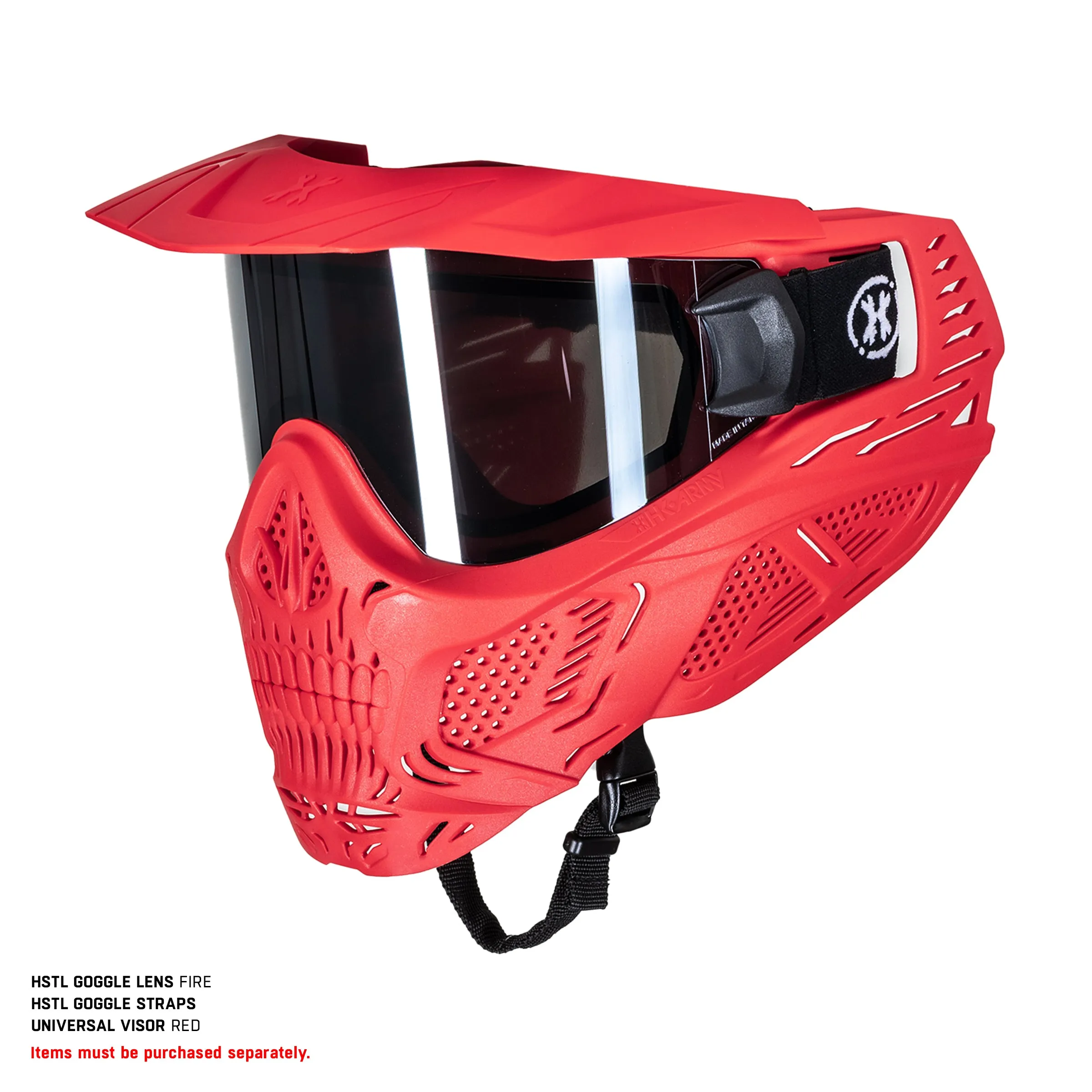 HSTL Skull Goggle Frame - Red