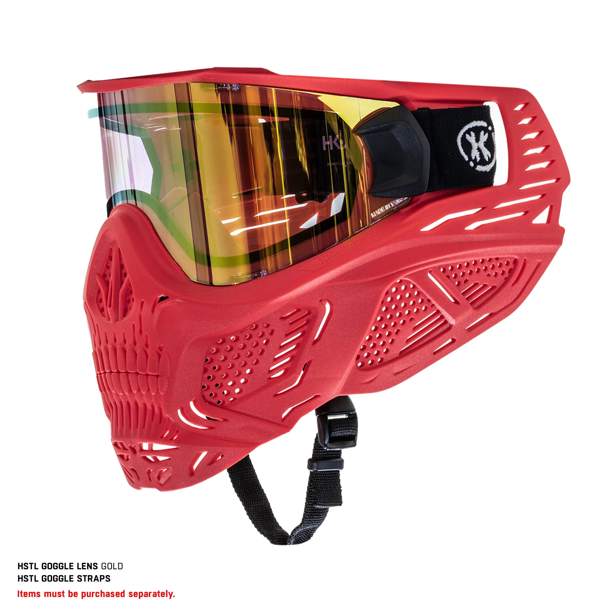 HSTL Skull Goggle Frame - Red