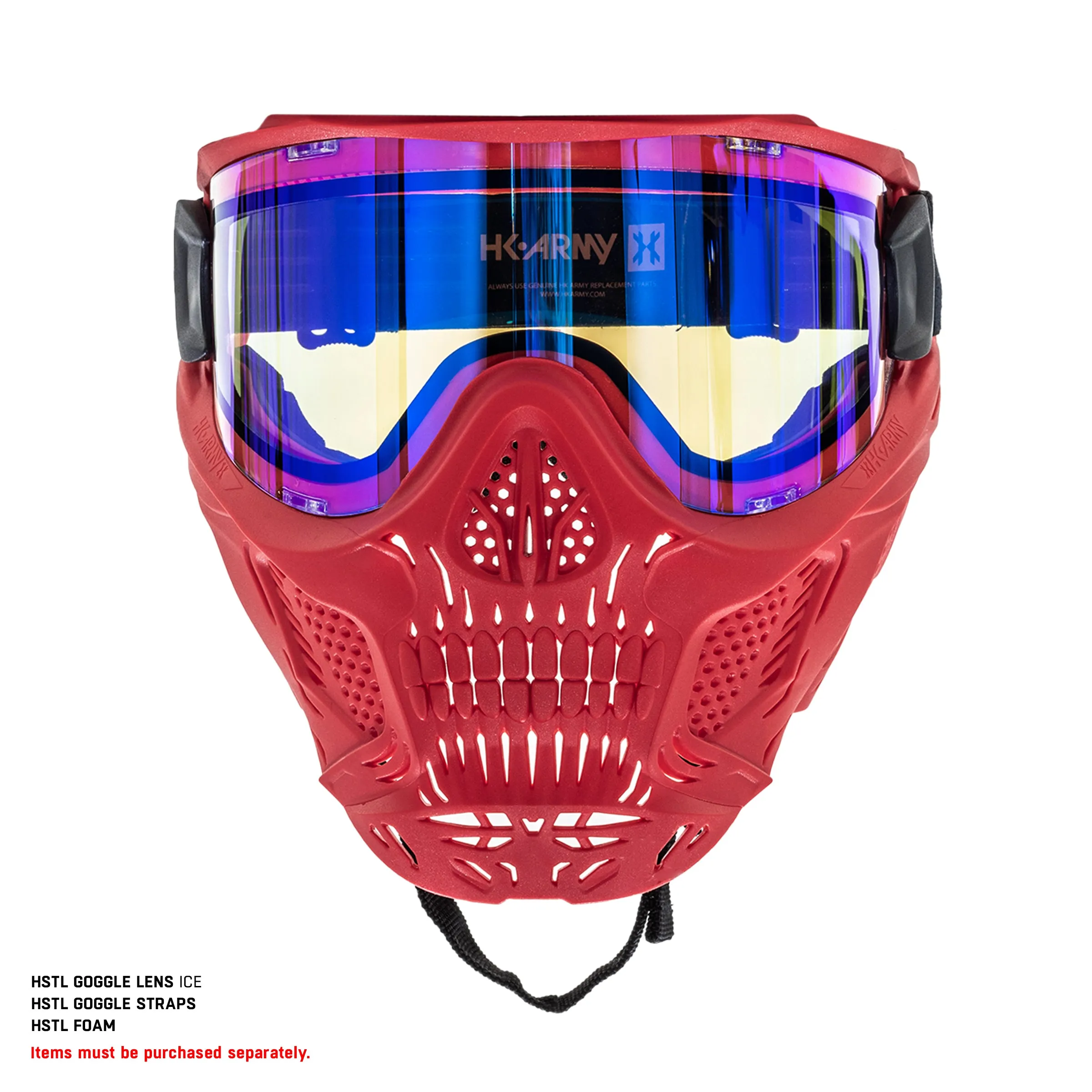 HSTL Skull Goggle Frame - Red