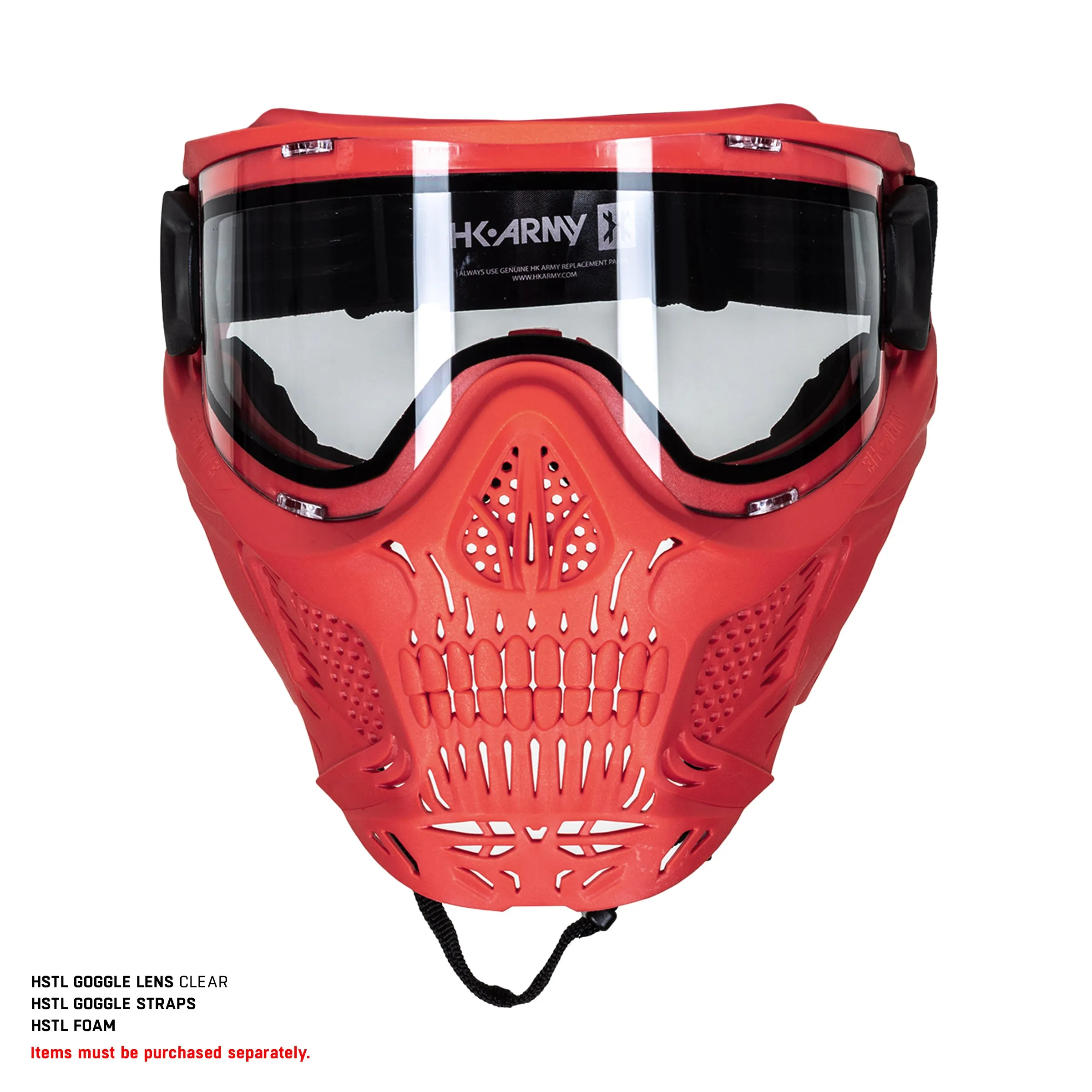 HSTL Skull Goggle Frame - Red