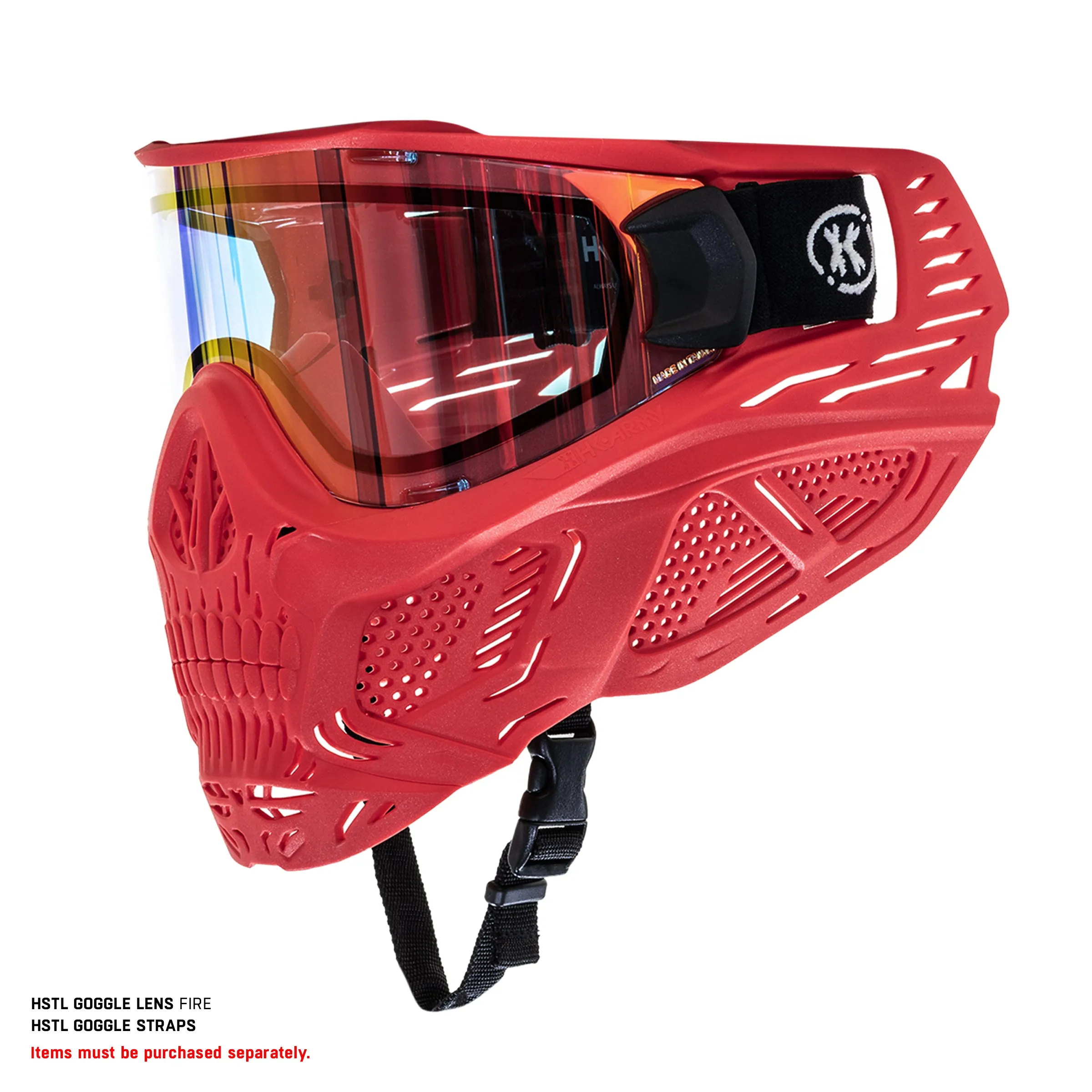 HSTL Skull Goggle Frame - Red