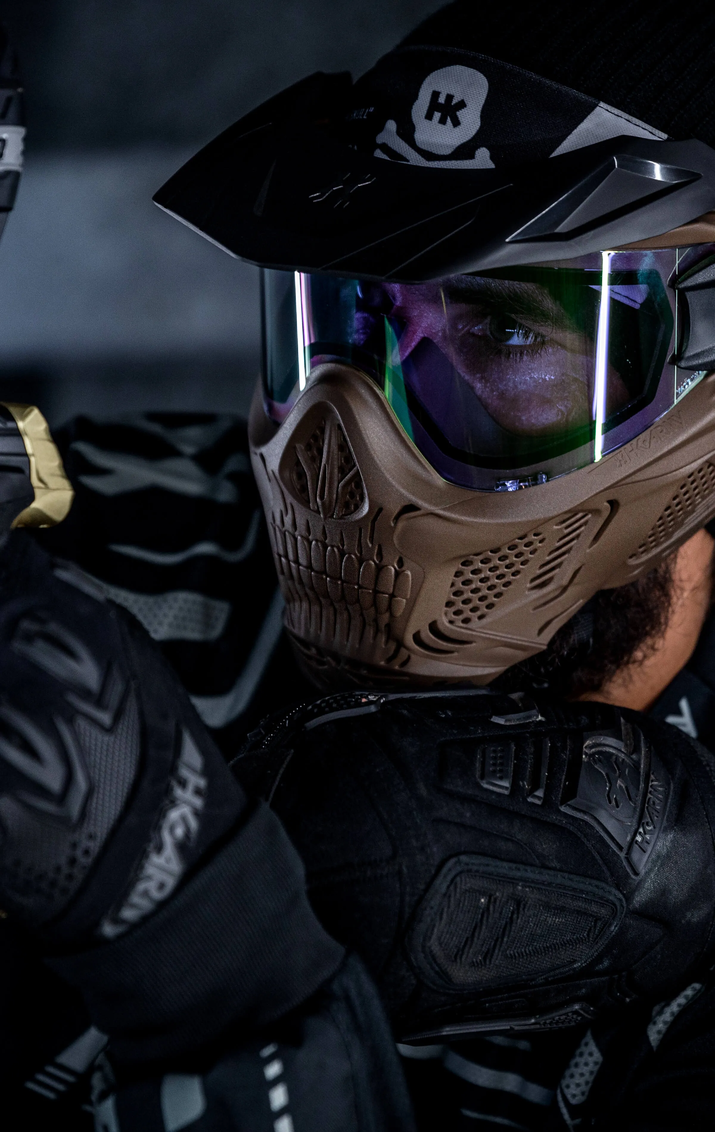 HSTL Skull Goggle Frame - Tan