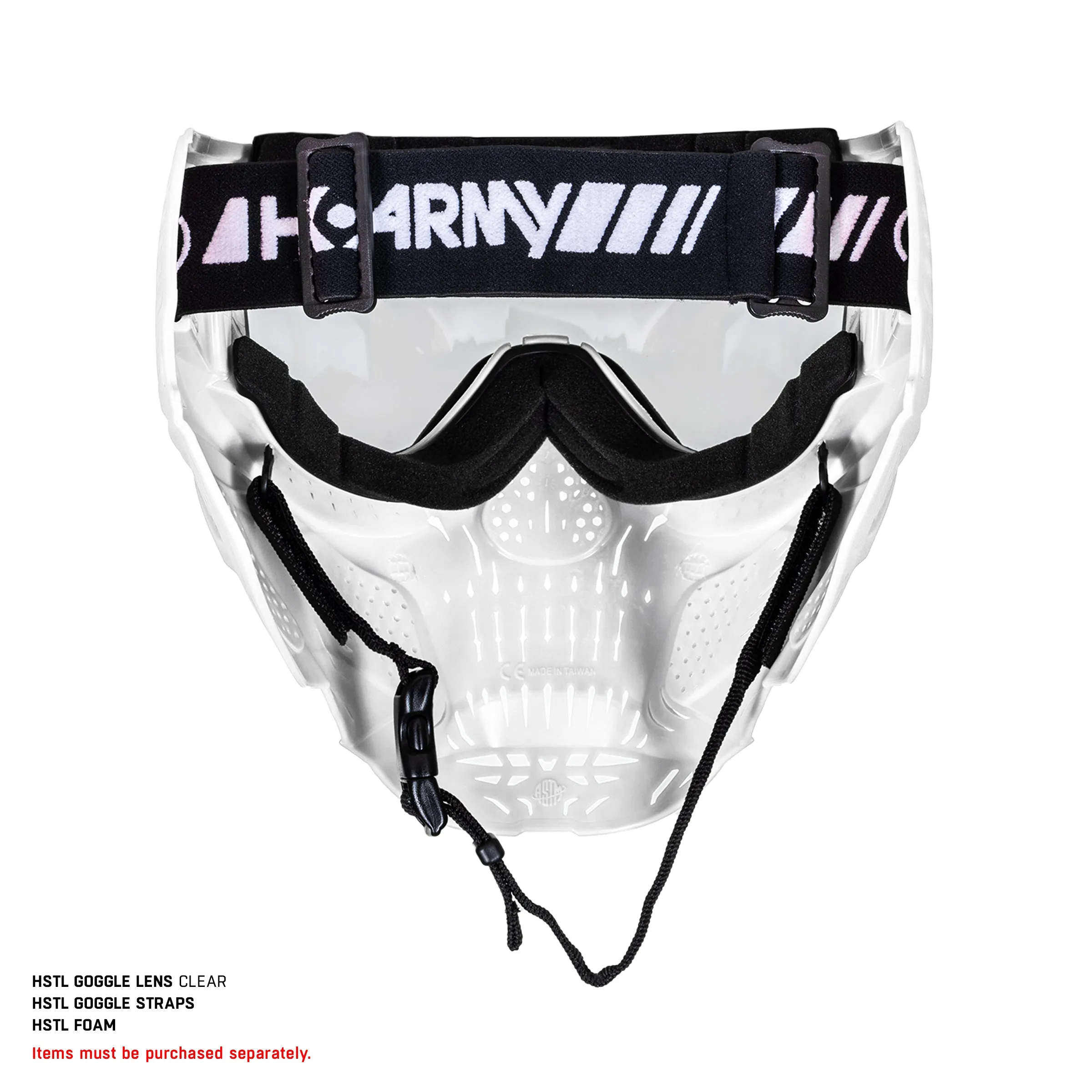 HSTL Skull Goggle Frame - White