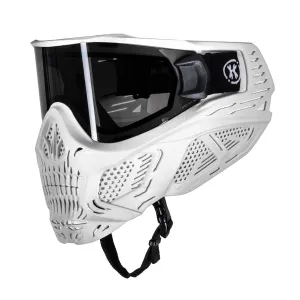 HSTL Skull Goggle Ghost - White w/ Smoke Lens