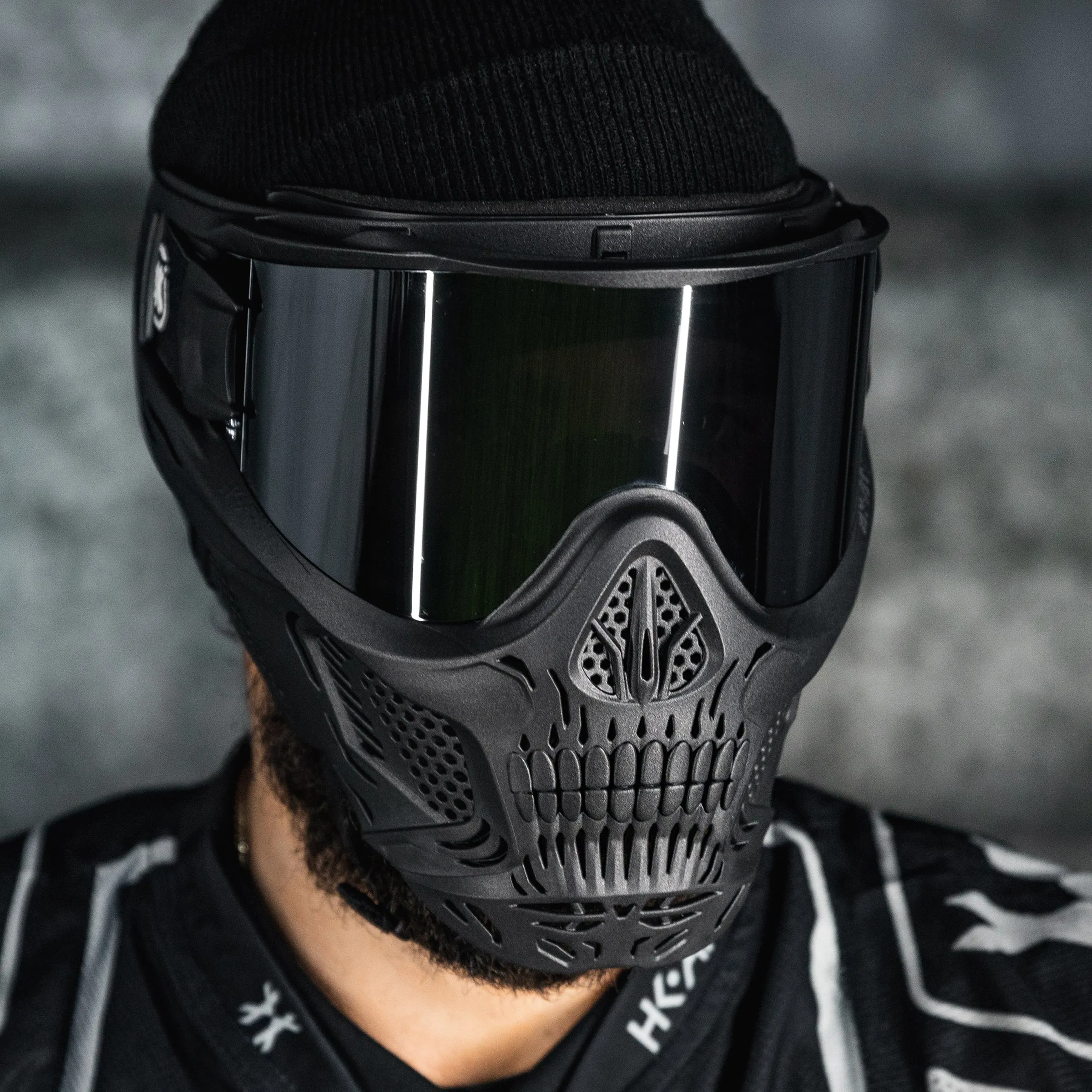 HSTL Skull Goggle Punisher - Black w/ Smoke Lens