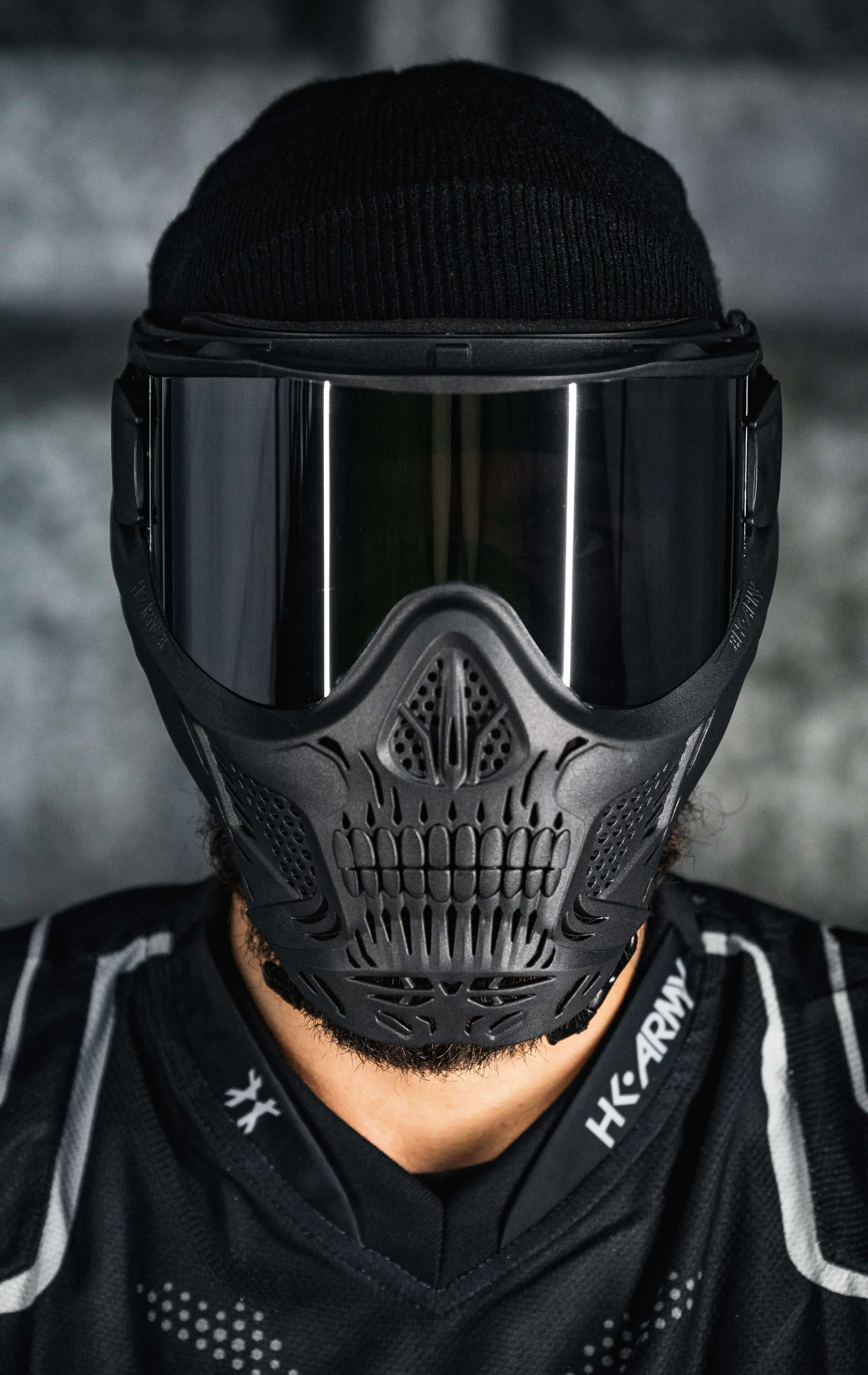 HSTL Skull Goggle Punisher - Black w/ Smoke Lens