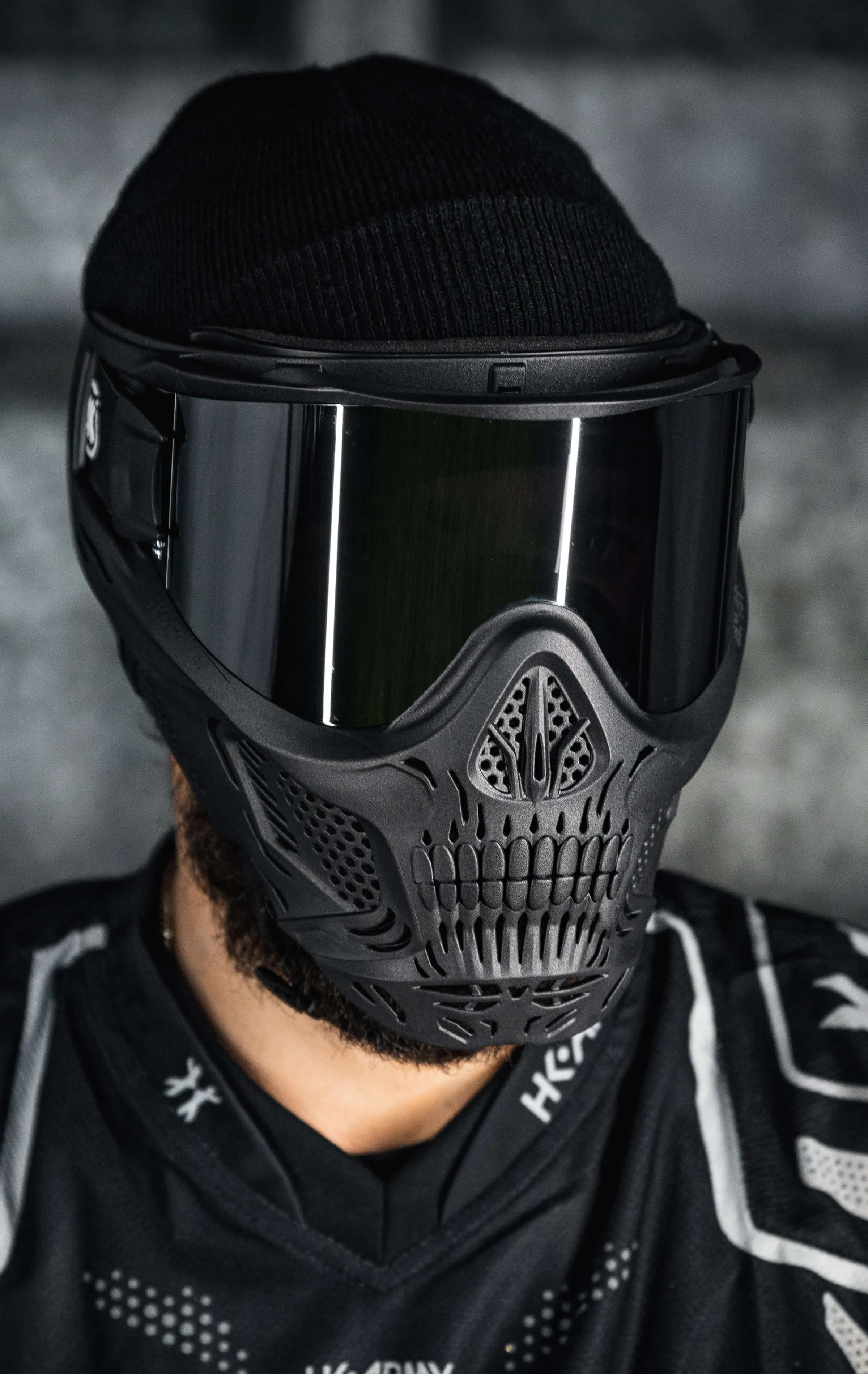 HSTL Skull Goggle Punisher - Black w/ Smoke Lens