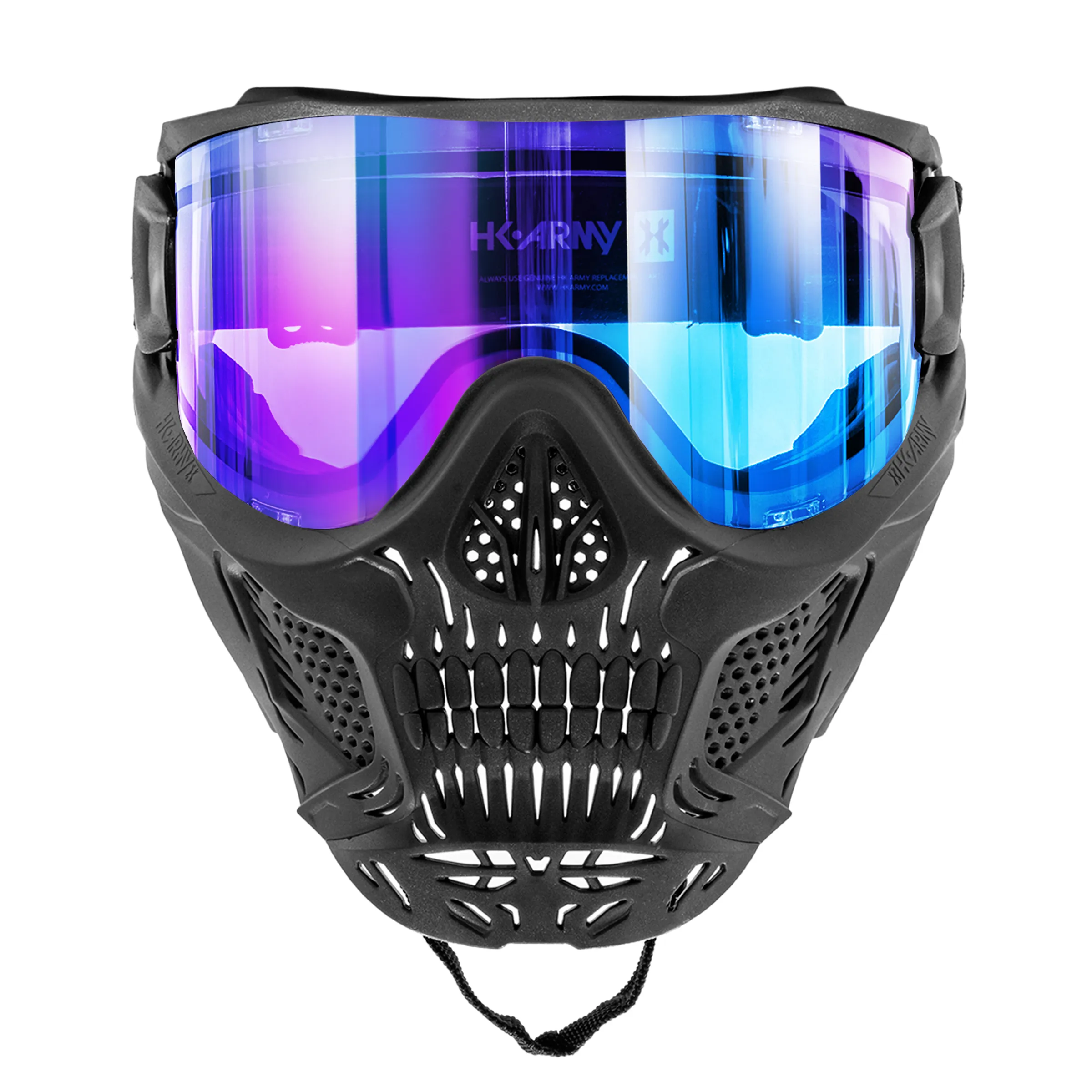 HSTL Skull Goggle Reaper - Black w/ Ice Lens