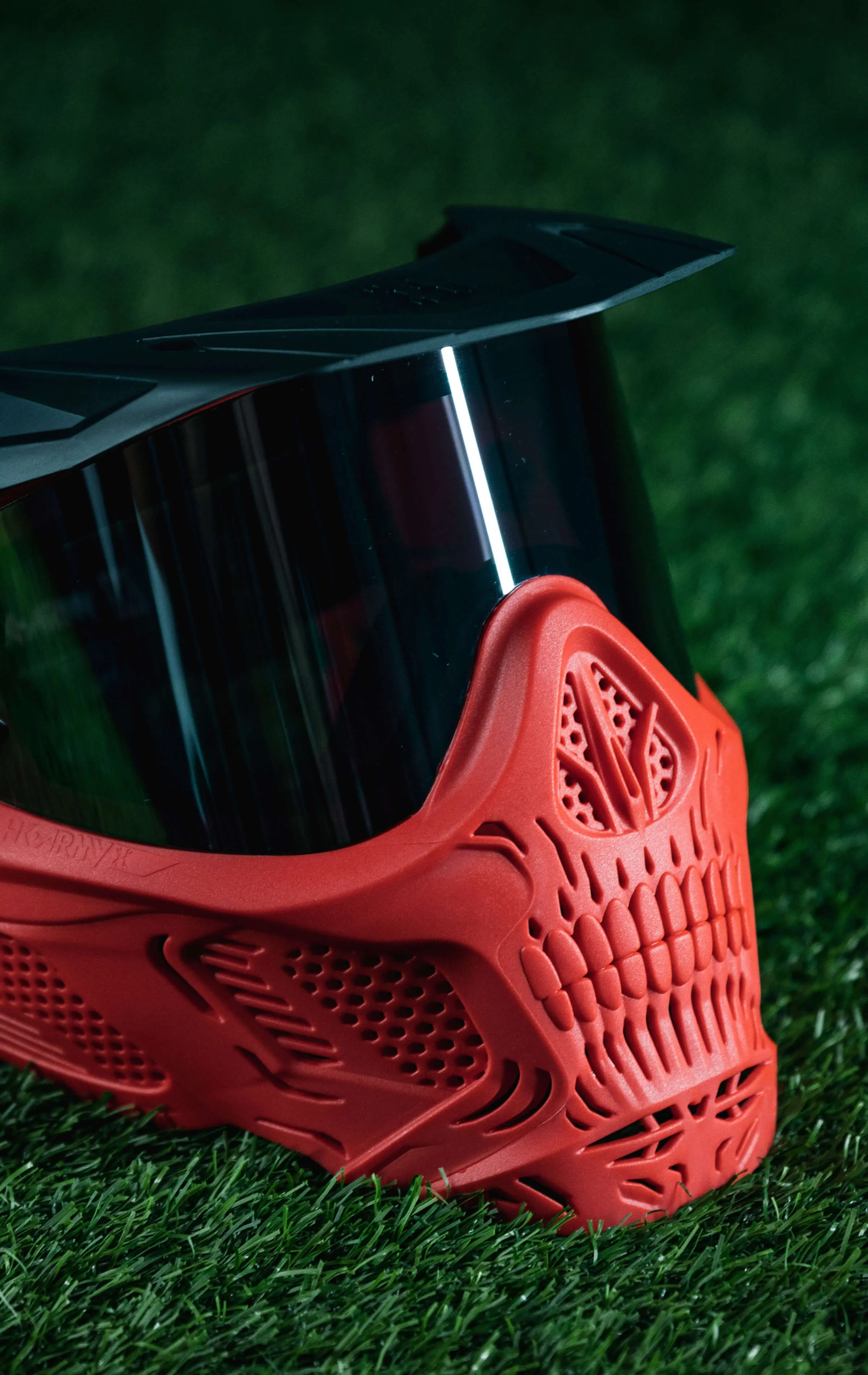 HSTL Skull Goggle - Red w/ Clear Lens