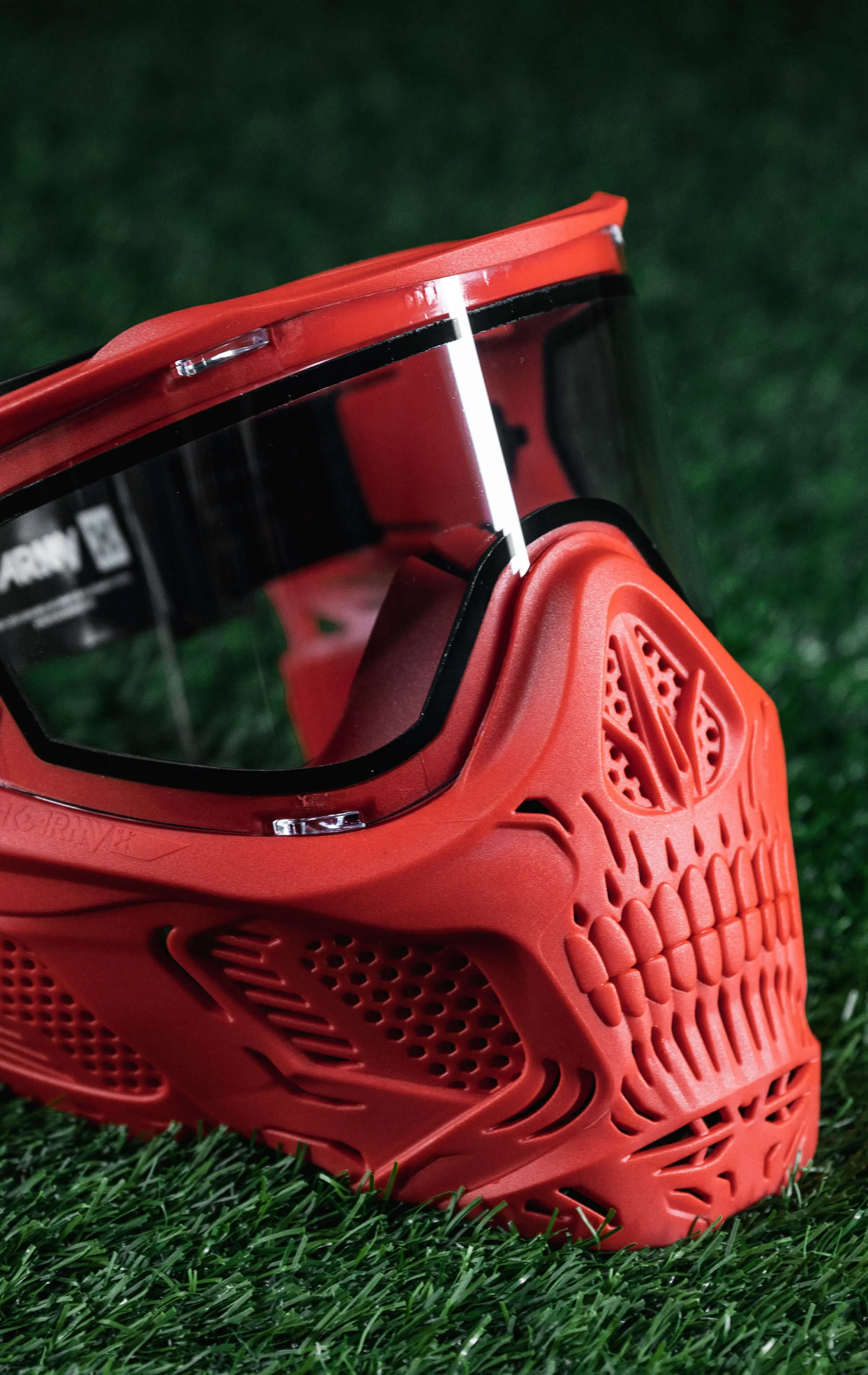 HSTL Skull Goggle - Red w/ Clear Lens