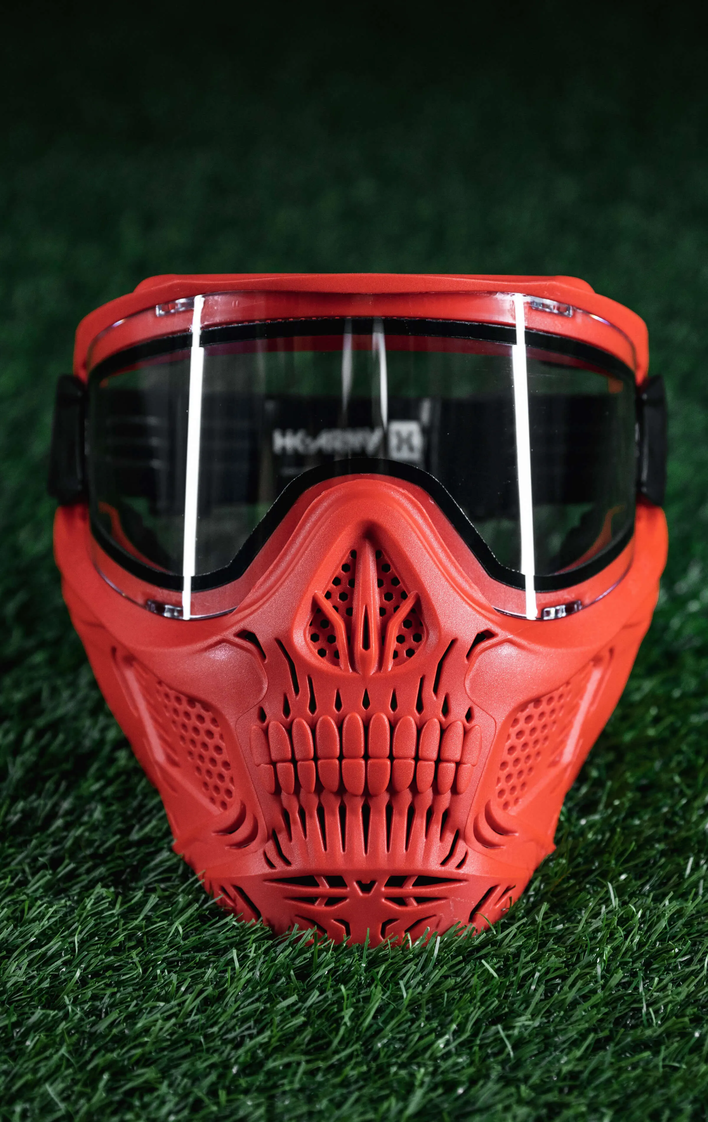 HSTL Skull Goggle - Red w/ Clear Lens